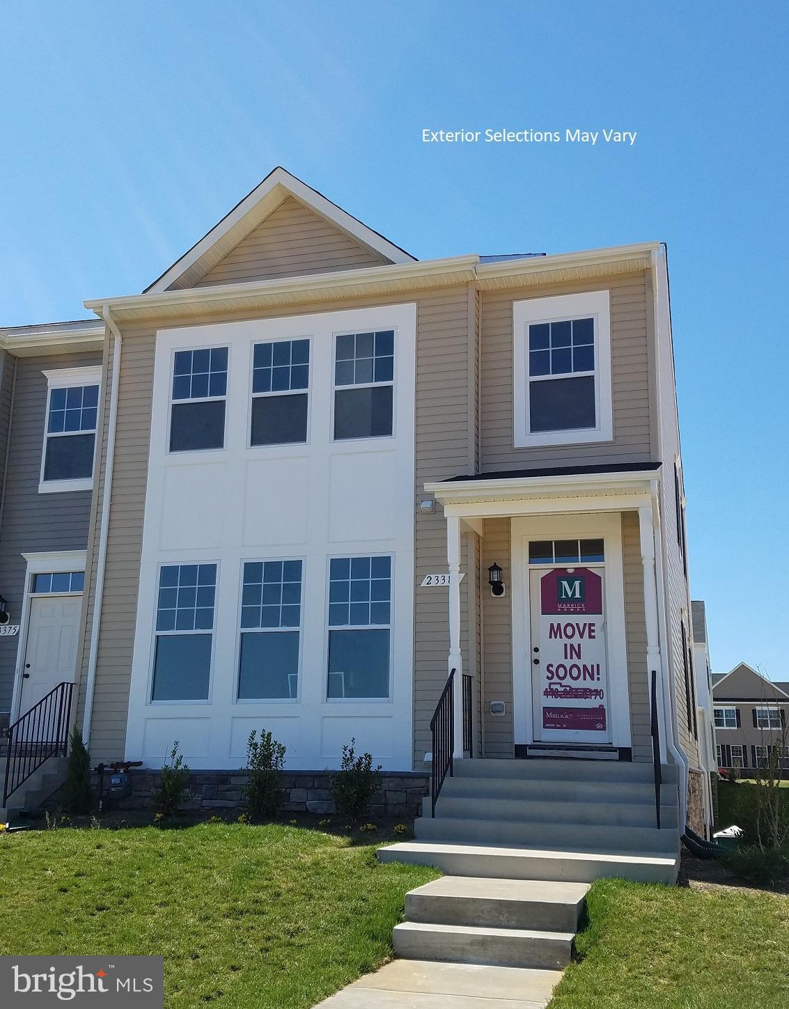 Brand New Townhomes W/$10,000 CLOSING! Estimated November 2019 Delivery! "Compton" Rear Kitchen Model (END UNIT),  2-Car Rear Load Garage, Hardwood at 1st floor, Stainless Steel Appliances,Granite Counters, Gas Cooking, Gas Heat, Tankless Water Heater. Finished Rec/ room & Full bath in basement, Community Amenities feature: Clubhouse, Pool, Basketball & Tennis Courts, Playground, Pond View.