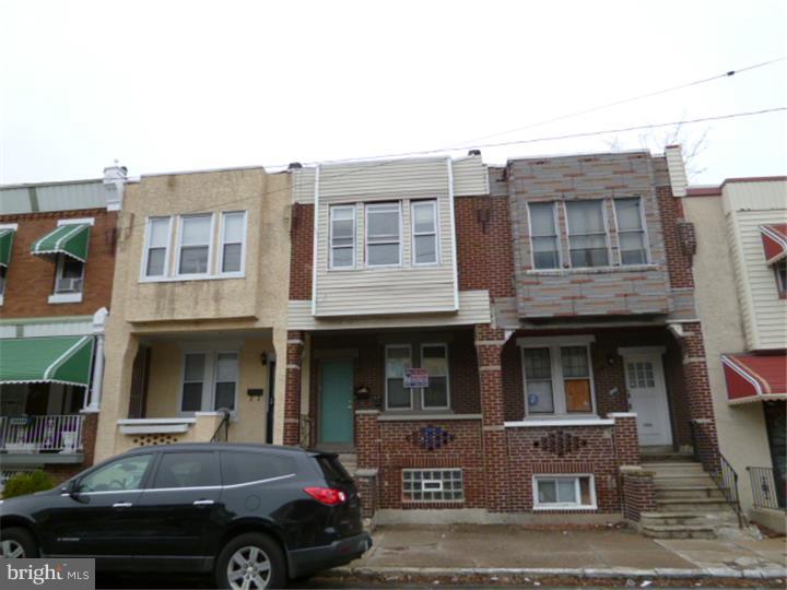 North  Philly two- 1 Bedroom 2 family  house is in ready to rent  and in good condition. separate Electric and  electric hot water and electric heat,  Newer kitchen and bath, and PVC  plumbing.  Renovated only a few years ago. Property is not Zoned 2 Family All offers will be presented. $2000 deposit and proof of funds will be required, AS IS addendum and buyer is responsible for u/o
