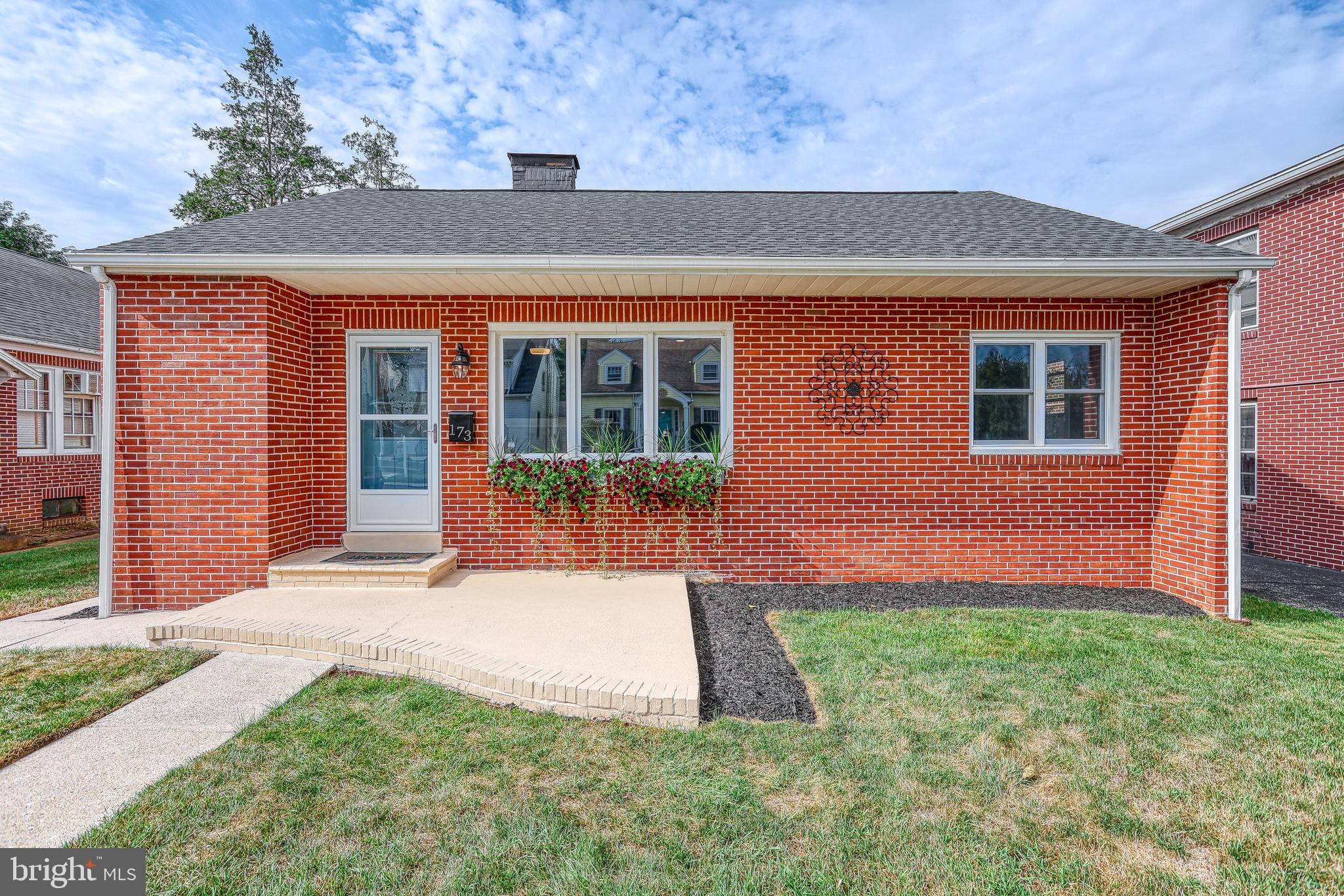 Wow!!! This is the one you have been waiting for! Welcome to 173 Second Ave. Stunning and a must see…this all-brick rancher situated in a convenient yet private location. Completely restored from top to bottom. This beautiful home is on a level and nice lot with a one car garage. The owners took time and attention to bring this lovely home back to life. Home has a new roof, new insulated double hung windows, and new updated electric service panel.  Step into this fresh and delightful Rancher with a fireplace in the living room and flooring installed is Life Proof 100% waterproof guaranteed. The eat in kitchen features quartz counter tops, and Kraft Maid soft close cabinets with Maple Wood insides. Spotlights featured though out the home to accent this will done and complete restoration.