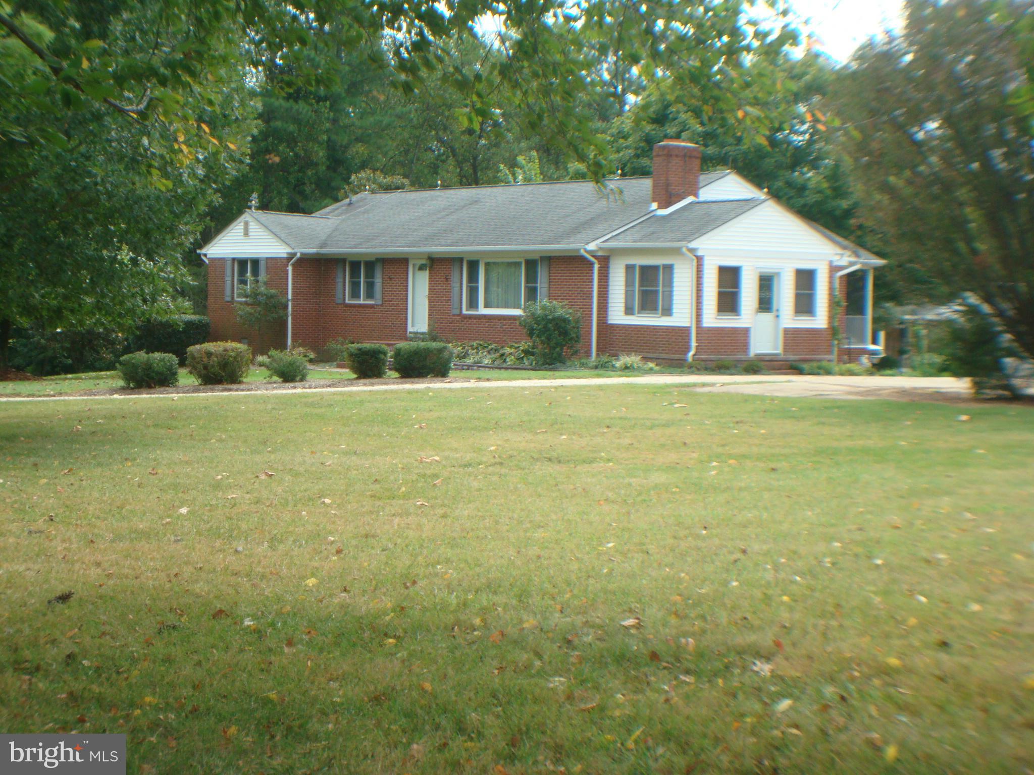 OVER $25K PRICE REDUCTION!!  Updated meticulously maintained rambler over full basement  on 3.2acres. Adjacent to Leonardtown town limits. Beautiful yard with mature trees/shrubs. Lg porch. Lg garage/ 2 workshops; Covered RV parking. New kitchen S/S Kitchen-aid appliances, island;  granite counters.  Additional 1.6 acres available as first refusal to purchaser of this home Must see to appreciate.