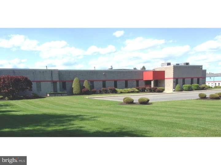 Modern Industrial Park area. 20k SF: about 2500 s office, 17,500 warehouse. Great truck access to Berks road system, Rt 12, Rt 61 and Rt 222. 10 Miles to Interstate 78. 14-18 Ceiling height..mostly clear span. 6 inch slab warehouse 4 inch office. Advanced security system, FUEL ISLAND. 600 Amp 3 phase. Large chain link maneuver area. Optional: cooler and freezer boxes. 3.8 acres allows for expansion. 2 trailer height docks 3 at-grade overhead doors. Large  covered LOADING PLATFORM.  Also available for lease.