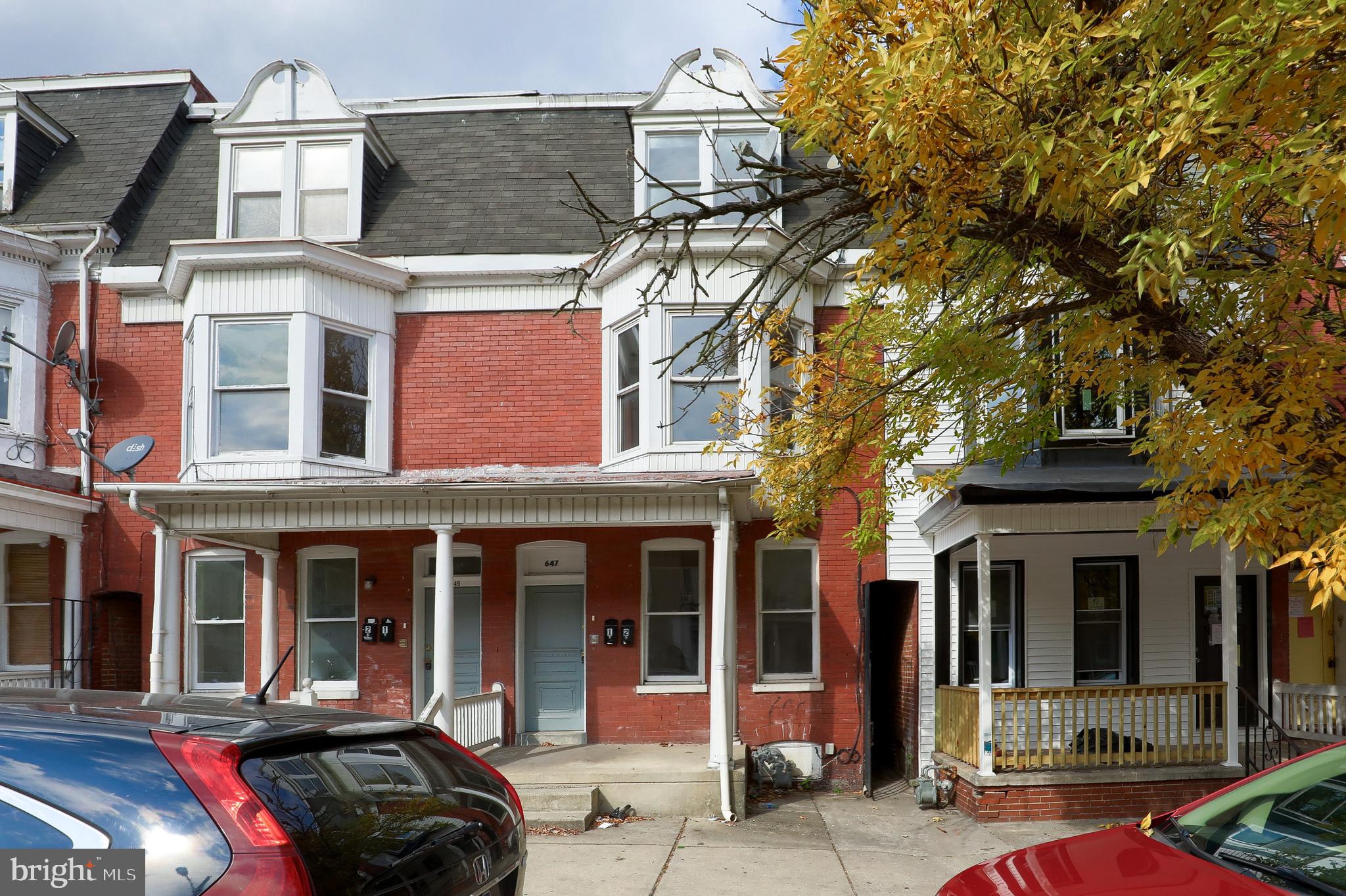 INVESTOR ALERT     Here is a oppottunity to start or add  another invesvestment opottunity to your portofolio. The first floor rents for725.00 Seconf floorbeing rented for 995.00 plus gas & electric.Each unit has its own stove and refrigerator.Can be bought as a packagewith 3 unit @ 643 West Princess.

Do to a fire in the property Taxes are based on Land Value  Only!Waiting on re-assesment
