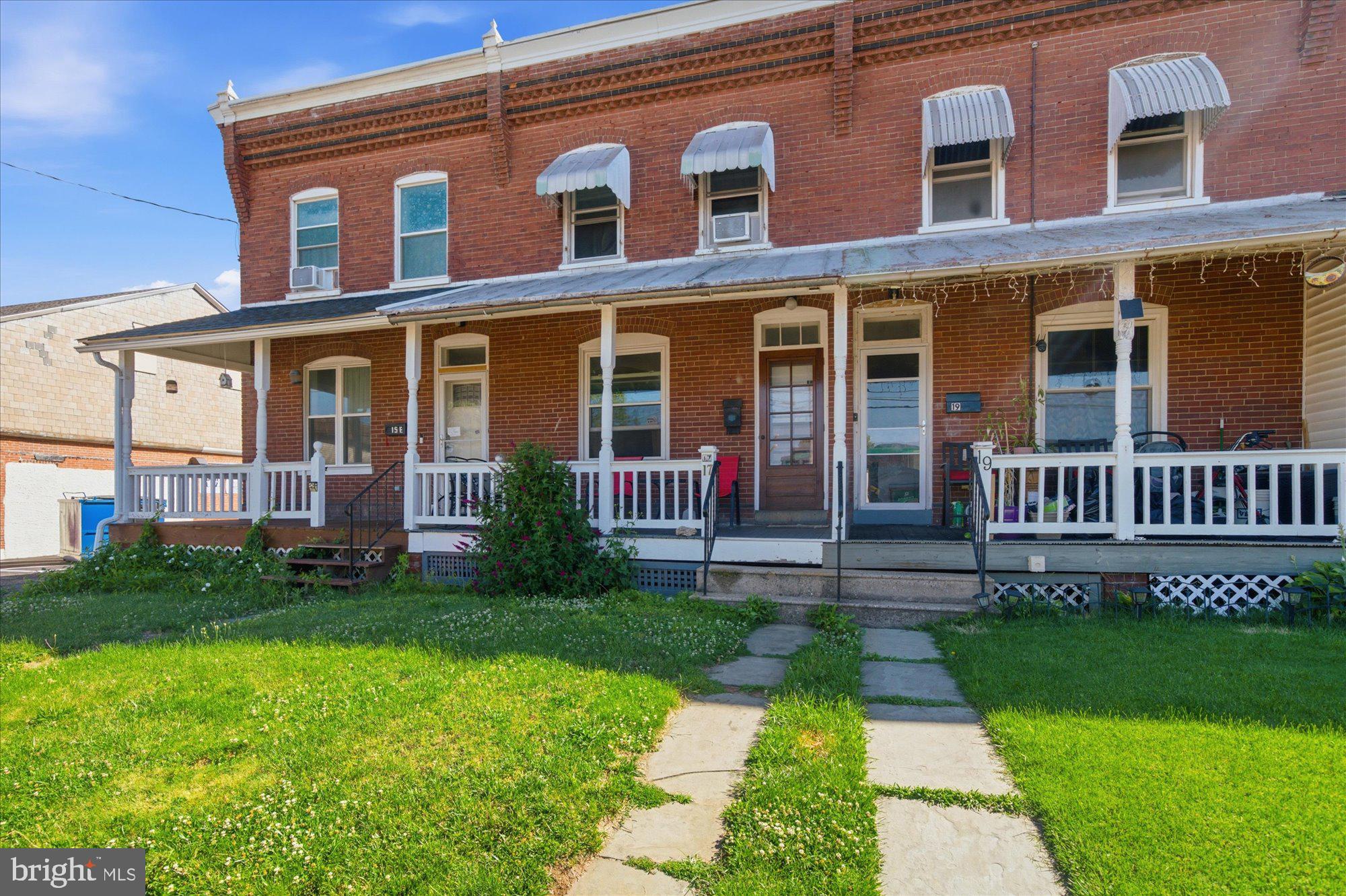 Move right into this well-maintained brick townhome offering three bedrooms, one and a half baths, and plenty of space both inside and out. From the covered front porch to the fenced backyard and detached garage, this home offers features that are becoming harder to find at this price.

The first floor features a spacious living room that opens into a separate dining room, creating an easy flow for everyday living and entertaining. The updated kitchen has been tastefully remodeled with modern cabinetry, stainless steel appliances, subway tile backsplash, and plenty of cabinet and counter space. Just beyond the kitchen is a convenient powder room and a bright rear sunroom that makes an ideal mudroom, home office, or sitting area with access to the backyard.

Upstairs are three comfortable bedrooms, including a generously sized primary bedroom with ample closet space, along with a full bath. Original wood doors and trim add character while the updated flooring gives the home a fresh, clean feel.

Outside, you'll find a fully fenced backyard with plenty of room for pets, gardening, or summer cookouts. A detached garage with rear alley access provides additional storage, workshop space, or off-street parking.

Conveniently located near downtown Lansdale, you'll enjoy easy access to local restaurants, shops, parks, the SEPTA train station, and major commuter routes.

If you're looking for a move-in ready home with character, updated finishes, and outdoor space, this one deserves a look.
