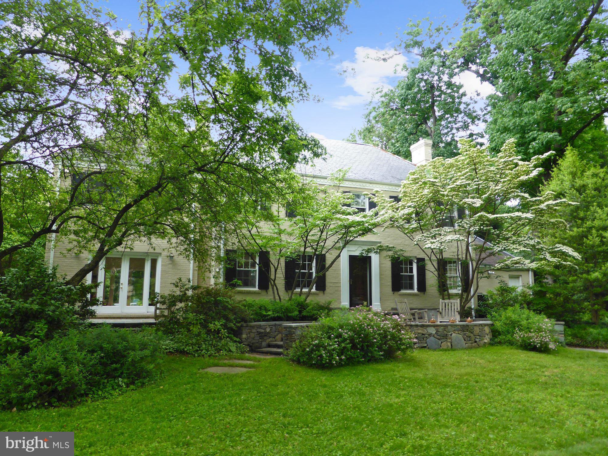 Expanded Colonial w/ 5 Bedrooms and 4.5 Baths just blocks to popular restaurants, shops and parks of downtown Bethesda. Spacious and light-filled home in a superb close-in location. Perfectly livable but could use updating... a great opportunity to remake into your own dream home! PRIME FOR EXPANSION. Level, fully fenced yard and heated pool. Mature, blooming trees abound. Whitman Schools.