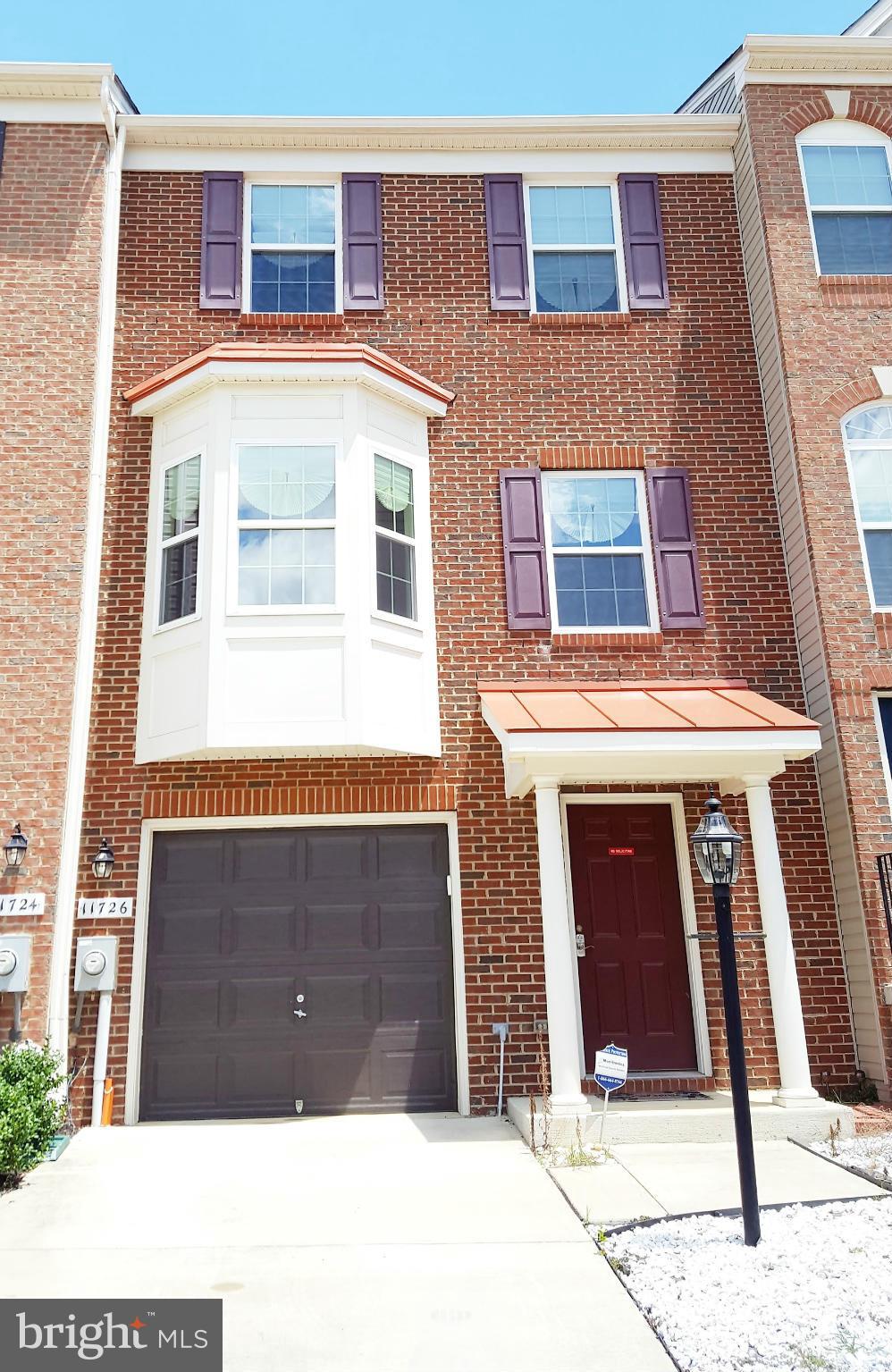 Sitting BEAUTIFULLY, this 3 story gem is adorned w/ a BAY WINDOW,GRANITE kitchen island, LARGE living/dining area, spacious eat-in kitchen, LARGE master bedroom w/ WALK-IN CLOSET and its OWN FULL BATH. With so much character this home is a MUST-SEE! Curved stairways, accent features, & a HUGE 1st FL basement entertainment space awaits! Did I mention WASHER/DRYER INCLUDED?! *TAKE YOUR TOUR TODAY*