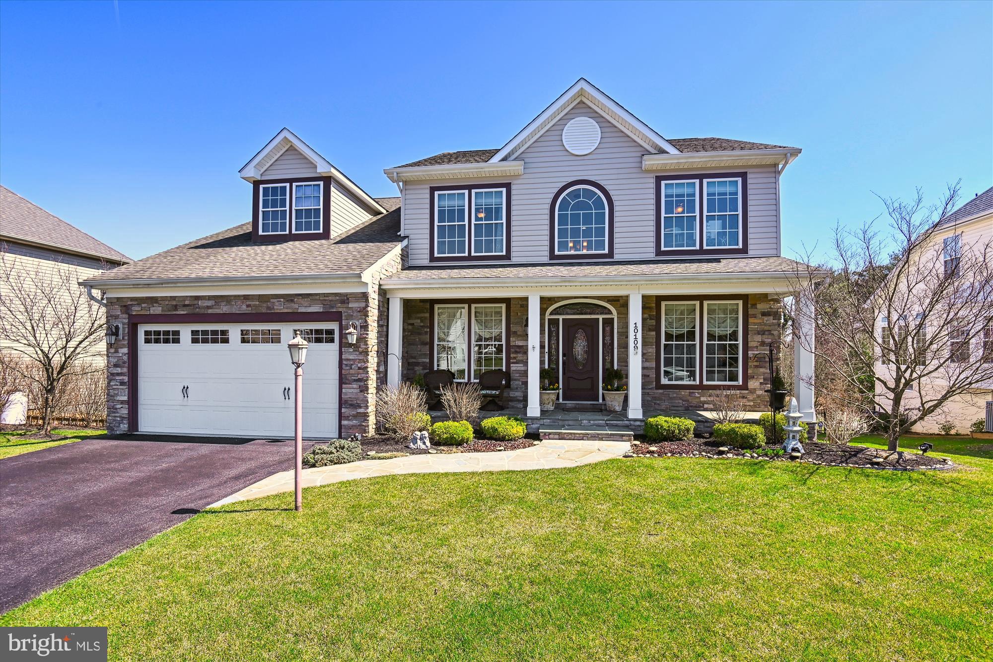 Come see this 4800+ square feet of comfort and beauty!  This six bedroom, four full bath home has high end finishes a lots of bright light!  A  home that boosts a first floor bedroom/office with attached full bath. living room,  family room wth propane fireplace, dining room, gourmet kitchen with Kitchen-Aid applainces and granite tops.  Attached to the kitchen is a sunny florida room that leads to the outside trek deck.  The deck overlooks nature and tons of wildlife.  The upper level features a luxurious owners suite with 2 walk in closets and addtional storage space, extravagant primary bath, 3 additional bedrooms and full bath.  A fully finished basement with a new Home Theater - this Home Theater sports a 7 luxury  reclining chairs and a Epson High Definision System.  The main spacious recreation room included a full bar and pool table. (included) Another bedroom and full bath compliment this grand space!  And let's not forget the 2 car garage and  beautiful backyard!