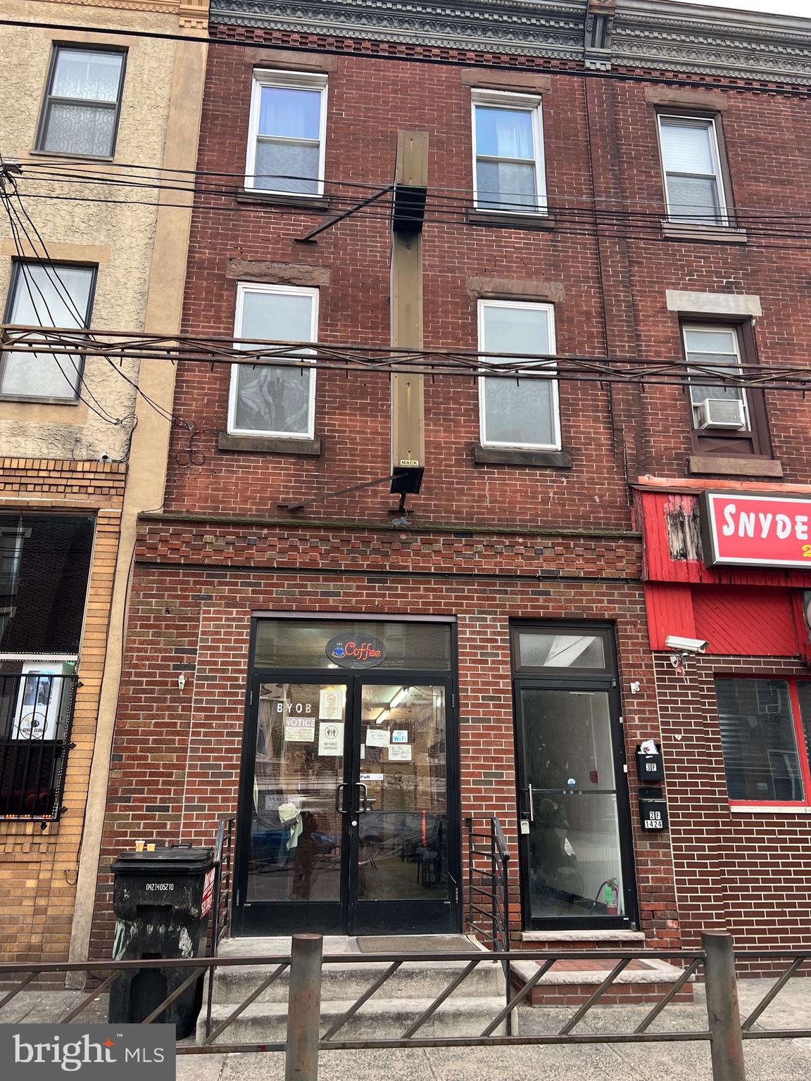 This well-maintained, three-unit building is located just half a block from Broad Street, offering a fantastic investment opportunity in a high-traffic area. The first floor is currently configured as a café (business not included), featuring an open seating area with counter space, along with a rear kitchen and storage room. The versatile space could easily accommodate a variety of commercial uses, making it a perfect choice for entrepreneurs or investors. Please do not disturb the café business—the first floor will be shown only with a considered offer.
The second floor offers a spacious and modern one-bedroom apartment, providing a comfortable and private living space. This unit is ideal for tenants or could serve as an owner-occupied residence, adding valuable rental income potential. The third floor features a well-maintained studio with access to the roof, presenting an exciting opportunity to develop a private rooftop deck in the future, further enhancing the property’s appeal.
Each unit is separately metered for gas and electricity, and the building is equipped with gas hot air heating and central air conditioning for year-round comfort. This mixed-use property presents a unique chance to own a prime piece of real estate with great rental potential, just steps from Broad Street. Don't miss out on this exceptional opportunity!