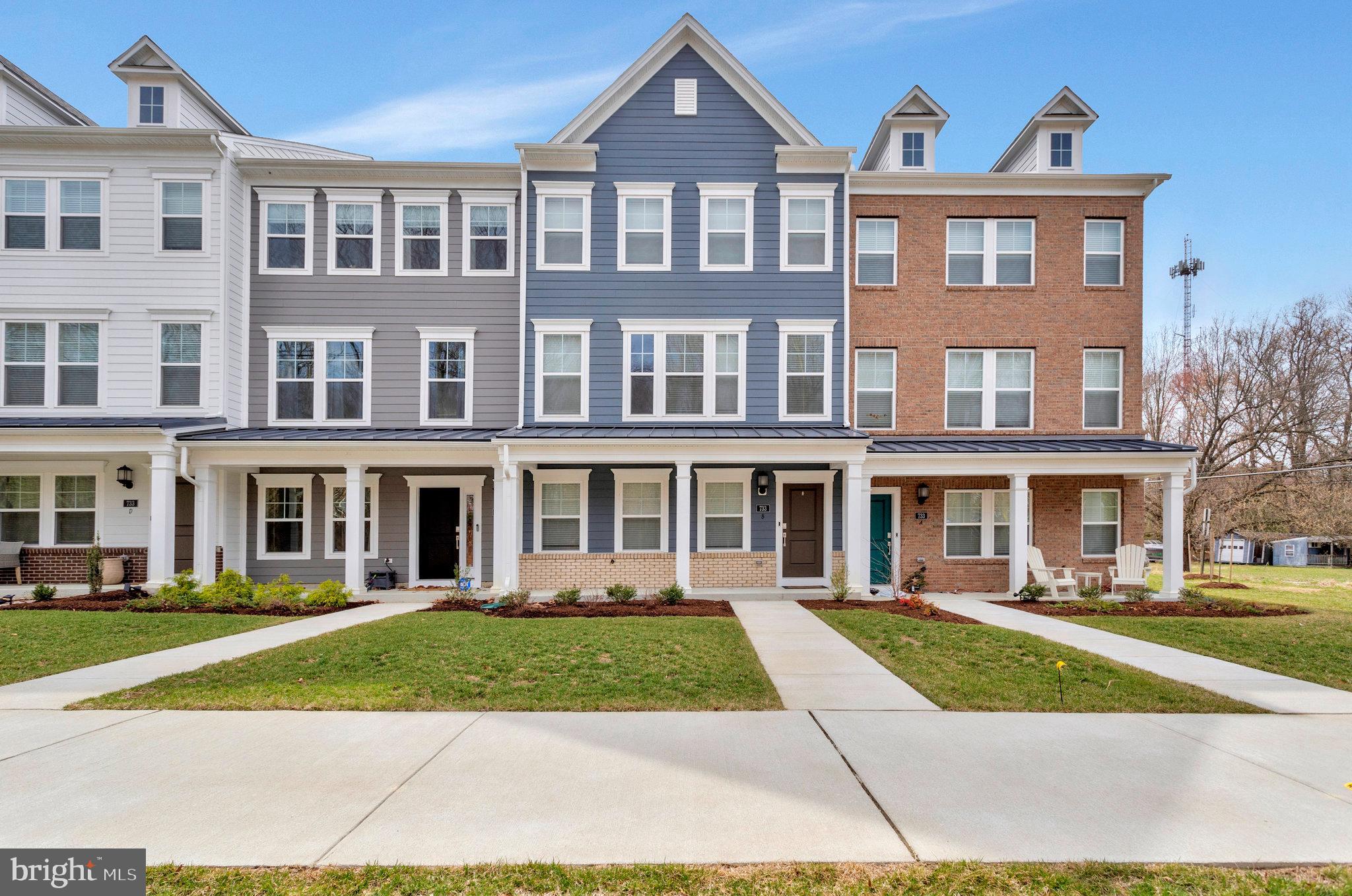 Gorgeous recently constructed townhome just two miles outside of downtown Annapolis! Spacious, light-filled rooms and beautiful, modern upgrades can be found on all four levels, with a bonus loft and amazing rooftop terrace. On the main level, you’ll discover an expansive, open floorplan with sleek luxury vinyl plank flooring, high ceilings, and large windows filling the home with natural light. This open concept features a fully equipped luxury kitchen with both a peninsula and island, plus a massive pantry. With the private deck just off the kitchen, the space is perfect for dinner parties and entertaining inside and out. Upstairs, the luxurious primary bedroom boasts an elegant en suite bathroom with a double sink vanity and step-in shower, and an expansive walk in closet. Both additional bedrooms include wide closets and share hallway access to the second sizable full bathroom. On the top level of the home, a generously-sized loft with extra storage offers you a versatile bonus space that could be used as a fifth bedroom or private home office. From here, step out onto the rooftop patio to relax and enjoy a breath of fresh air. Downstairs on the lower level of the home, you’ll find a rare entry-level bedroom and half bathroom with the option to become a full bathroom for further flexibility. This LEED certified home also includes Moen leak protection and a Ring security system with cameras for greater peace of mind. Just outside of charming downtown Annapolis, this stunning home is conveniently located minutes to Giant Food, Whole Foods, Trader Joe’s, Annapolis Town Center, Quiet Waters Park, Truxtun Park and Boat Launch, the U.S. Naval Academy and Stadium, Highland Beach and the beautiful Chesapeake Bay waterfront. Plan for an incredible Summer - and lifetime - of exploring lively Downtown Annapolis, taking advantage of the picturesque parks, or sailing around the bay!