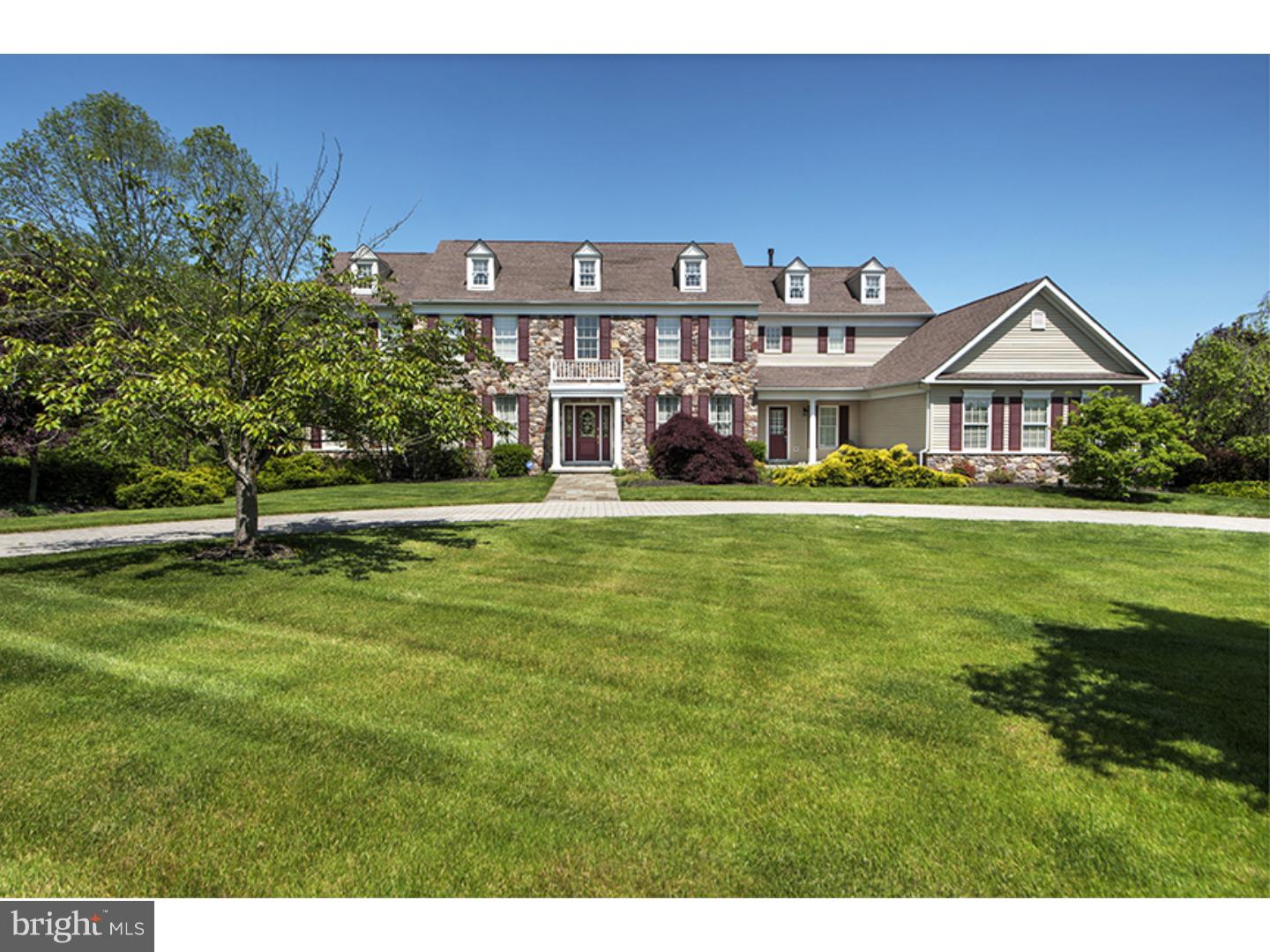 One of the best values in Upper Makefield! Compare to new construction. A Beautiful & Spacious Georgian Colonial situated in Meadow Wood backing to preserved open space! The remarkable location offers almost 3 acres, a circular driveway, deck, paver patios, pristine landscaping and sumptuous in ground pool. Other highlights include a finished "walkout" Lower Level with possible 6th Bedroom, Full Bath, Theater Room, Gym. Extensive features include; All Brand New Siding, Generator, alarm system, lawn irrigation system, integrated sound system, hardwood flooring, Gourmet Kitchen, commercial grade appliances, granite counters, wine fridge, Conservatory, Breakfast Room, Morning Room. Main Suite with Sitting Room with fireplace. The list goes on and on. Minutes to I-95, Newtown and New Hope.