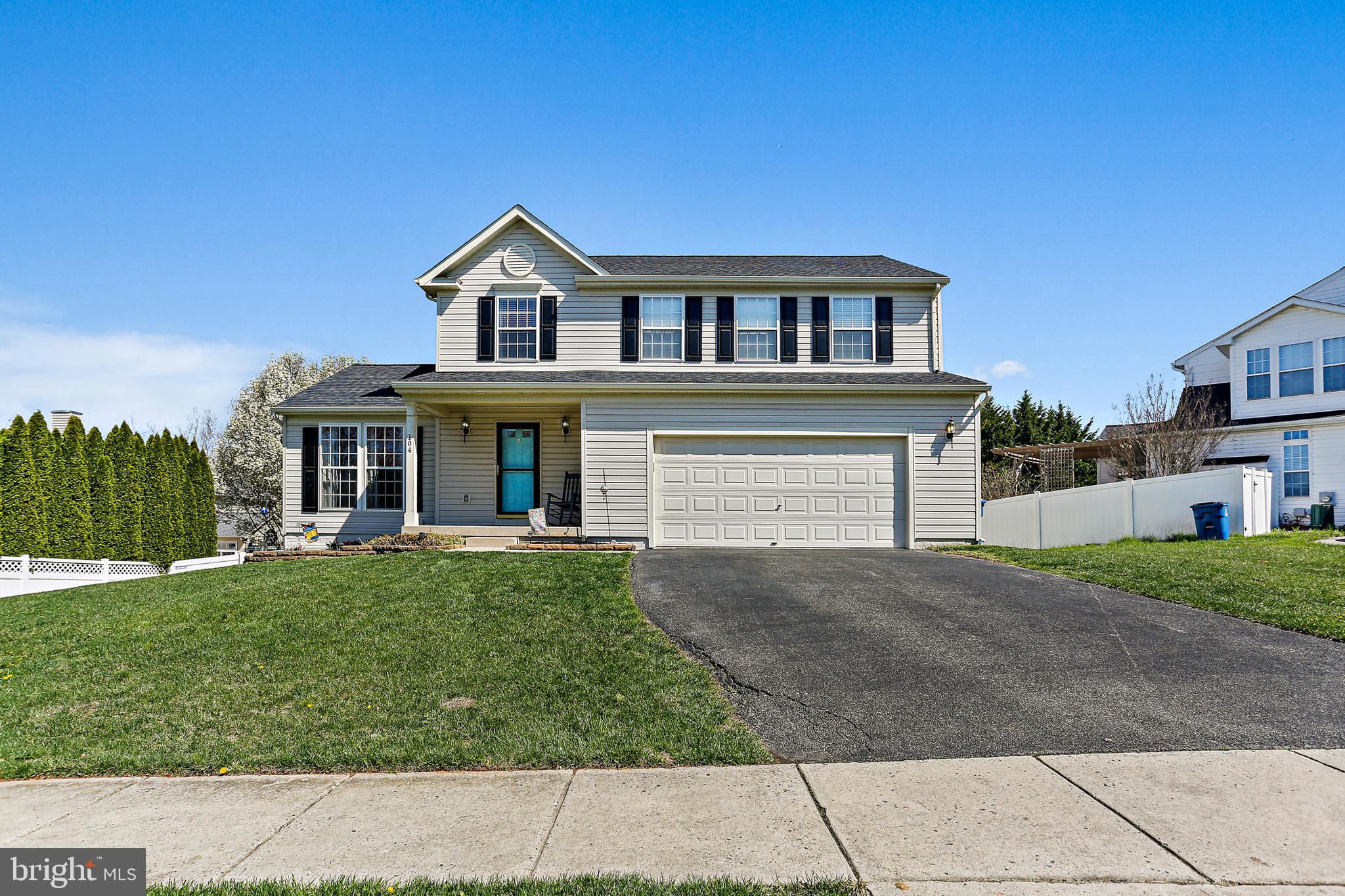 **OPEN HOUSE CANCELLED**
Welcome to your dream home in the desirable Bryan's Grace neighborhood of Rising Sun! This Colonial-style residence boasts 4 spacious bedrooms and 2.5 beautifully appointed bathrooms, showcasing pride of ownership in every room. With an array of upgrades, which include updated roof 2021, CAC unit 2023, water heater 2017, and washer & dryer 2022, this home offers comfort, functionality, and an inviting atmosphere for family living.

As you approach the property, you’ll immediately notice the charming curb appeal and well-maintained landscaping. Step inside to discover an inviting layout featuring luxury vinyl plank flooring in the common areas, providing both durability and elegance. The centerpiece of the home is the open-concept, white farmhouse-style kitchen, complete with granite countertops, ample cabinetry, and modern appliances. The spacious living area seamlessly flows from the kitchen, allowing for easy entertaining and family gatherings. Natural light floods the home through large windows, highlighting the open and airy spaces. 

Retreat to the large primary bedroom, where you’ll find a personal sanctuary featuring an en-suite bathroom equipped with a soaking tub—ideal for unwinding after a long day. The additional three bedrooms offer generous space and versatility, perfect for guests, children, or even a home office. Every detail of this home reflects thoughtful updates, including renovated bathrooms that combine style and functionality. Outside, the expansive composite deck invites you to enjoy outdoor living at its finest. Surrounded by a vinyl privacy fence, the yard offers a secluded space for relaxation, entertaining, and play. Gather around the cozy hardscape fire pit for evening gatherings under the stars, or tend to your favorite plants in the large garden shed. This home is not just beautiful but also equipped for comfort with an owned propane tank and recently updated roof and hot water heater.