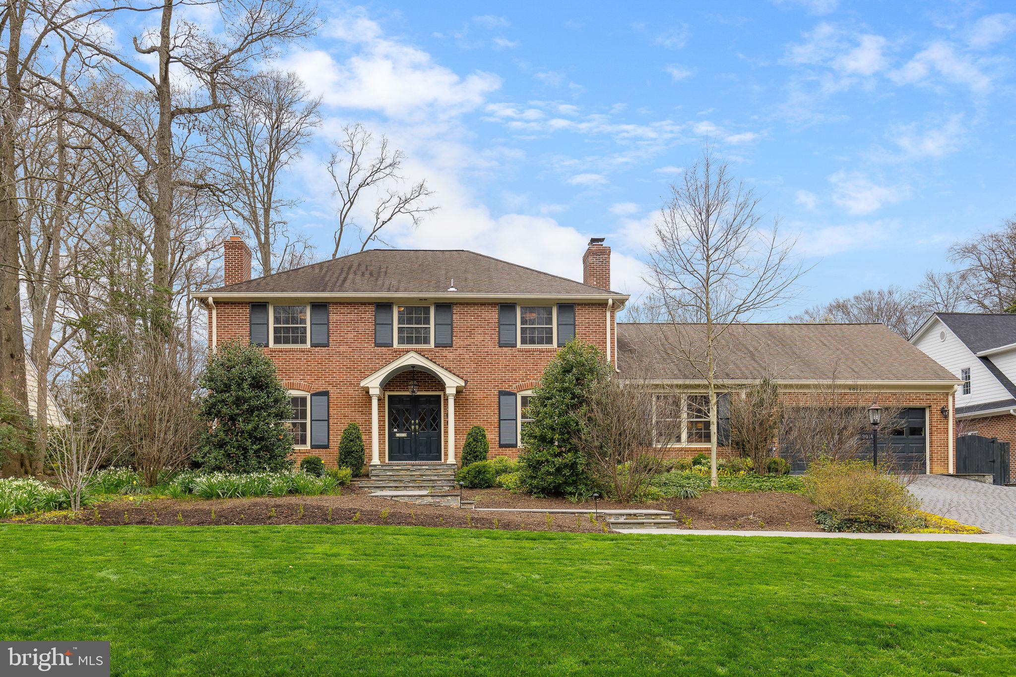 Experience a slice of history with this remarkable home situated on land once owned by George Washington himself. Nestled just a stone's throw away from the iconic GW Parkway and the picturesque Mt Vernon Trail, this charming 3-bedroom, 3.5-bath brick colonial has been meticulously renovated inside and out by its current owners. ** Step into the formal living room, spanning the left side of the home, where a cozy wood-burning fireplace invites warmth and conversation. A custom built-in bar and shelving add to the allure of this space. The fully renovated kitchen is a chef's dream, boasting custom cabinetry adorned with Carrera marble and leathered granite countertops, complemented by features such as a pot-filler, prep sink and high-end stainless steel appliances (Wolf dual-fuel range, Sub-Zero refrigerator, Bosch dishwasher). The adjoining family room features built-in cabinetry, shelving, and a wood-burning fireplace. French doors in both this room and the kitchen open to the terrace, which overlooks the pool. ** Continuing upstairs, discover a redesigned primary suite offering a luxurious walk-in closet and a beautifully appointed bathroom featuring Carrera marble and radiant heated floors. The renovated hall bath exudes elegance with its marble accents and radiant heated floors. The third bedroom doubles as an office, complete with custom built-in cabinetry for added functionality. Convenience meets comfort with the laundry room conveniently located on the bedroom level. ** Descend to the finished basement, where a spacious rec room awaits, accompanied by a wood-burning fireplace and wet bar. Two additional rooms, one of which could serve as a bedroom with proper safety egress, offer flexibility and space. A full bathroom and second laundry hookup add to the practicality of this level. ** Step outside to the beautifully landscaped rear yard, designed for entertaining by renowned landscape architect Scott Brinitzer. An inground pool, fire pit, pergola, pool pavilion, and extensive patio create an outdoor oasis perfect for gatherings. ** Metro access is just under 8 miles away, and downtown DC is less than 14 miles from your doorstep. Fort Hunt Park and George Washington's Mount Vernon are conveniently nearby, offering endless opportunities for exploration and enjoyment. Don't miss your chance to own a piece of history coupled with modern luxury and convenience.