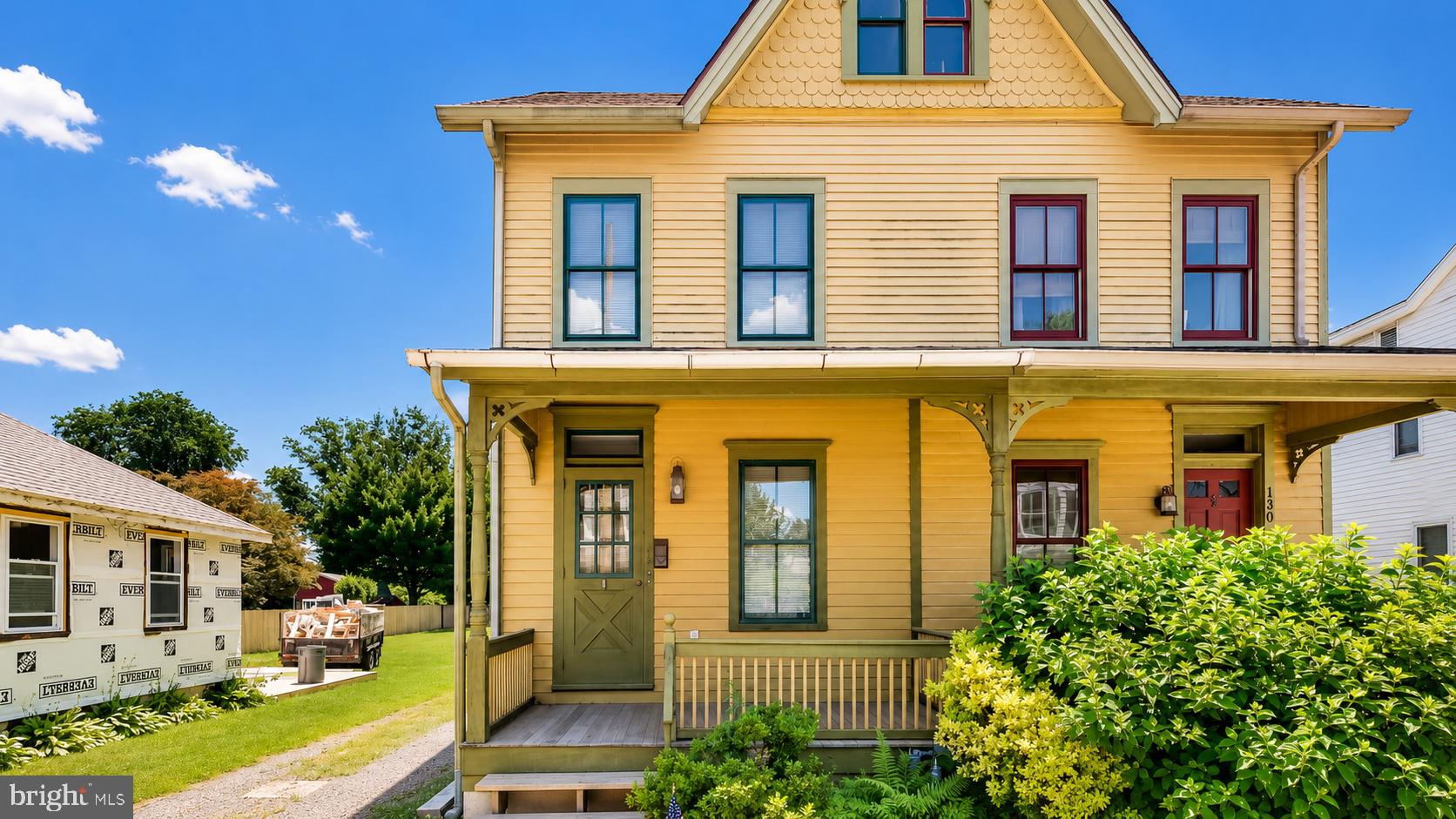 Looking for a charming home filled with character in a small, walkable town with LOW TAXES? This 4-bedroom, 1.5-bath twin located in the heart of desirable Langhorne Borough is sure to impress.

A welcoming front porch sets the tone as you arrive. Step inside to the inviting living room featuring built-in cabinetry that adds warmth and charm. Continue through to the dining room, conveniently situated adjacent to the spacious eat-in kitchen with a built in window seat with storage and vaulted ceiling, creating an open and airy feel. Just off the kitchen, you'll find a practical laundry/mud room, along with a convenient powder room completing the first floor.

Upstairs, the home offers three bedrooms, an office and a full bathroom, providing plenty of space for family, guests, or a home office. Additional improvements include central air conditioning and added insulation that was installed when the original wood siding was replaced, helping to improve comfort and energy efficiency. The property is located within the Langhorne Borough Historic Architectural Review Board (HARB) district, helping preserve the historic charm and character that make the Borough so special.

Outside, enjoy the quaint backyard with a patio that backs to privately owned open space, offering a peaceful setting for relaxing or entertaining.

Living in Langhorne Borough means more than just owning a home—it's becoming part of a vibrant community. Take a Sunday morning stroll to the Langhorne Coffee House for breakfast, enjoy the local shops and restaurants, or walk just a few blocks to the neighborhood arcade. Throughout the year, residents enjoy a variety of beloved community events including the Easter Egg Hunt, Concerts in the Park, Strawberry Festival, Car Show, Pet Fair, Halloween Ghost Tours, Harvest Day, Porch Fest, and Dickens Night with its festive tree lighting celebration. The Historic Langhorne Association and Langhorne Arts also host educational programs, speaker series, and community gatherings year-round.

If you've been searching for a home that offers charm, walkability, community spirit, and small-town living, this Langhorne Borough gem is not to be missed.