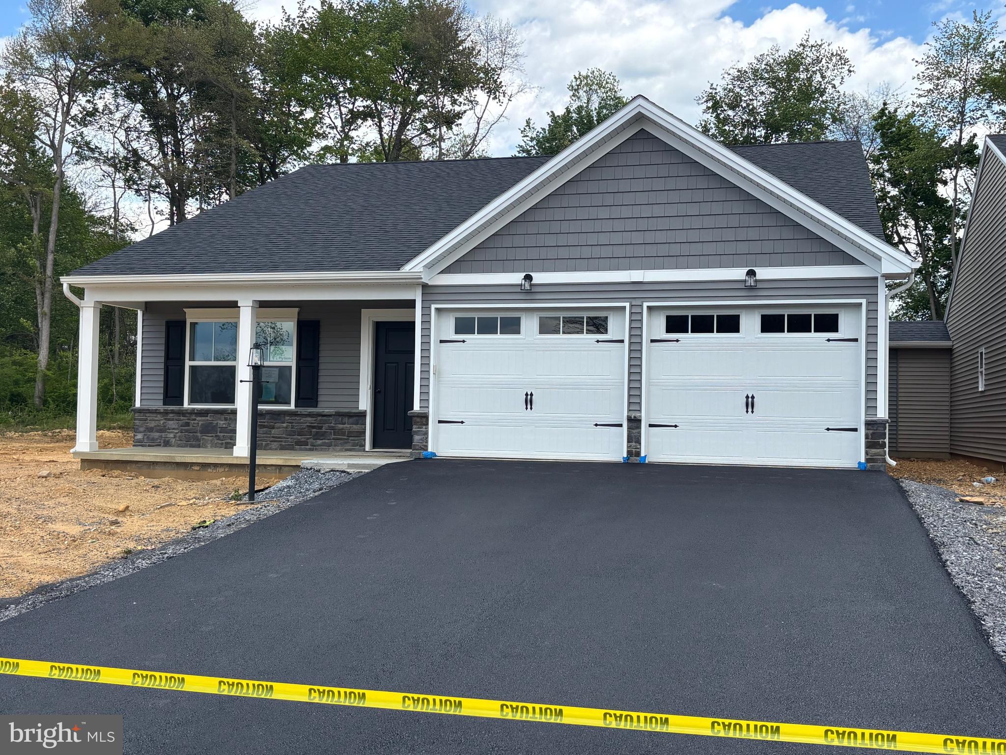 New build rancher in Greene Acres. 
Wooded setting and a cul-de-sac lot.