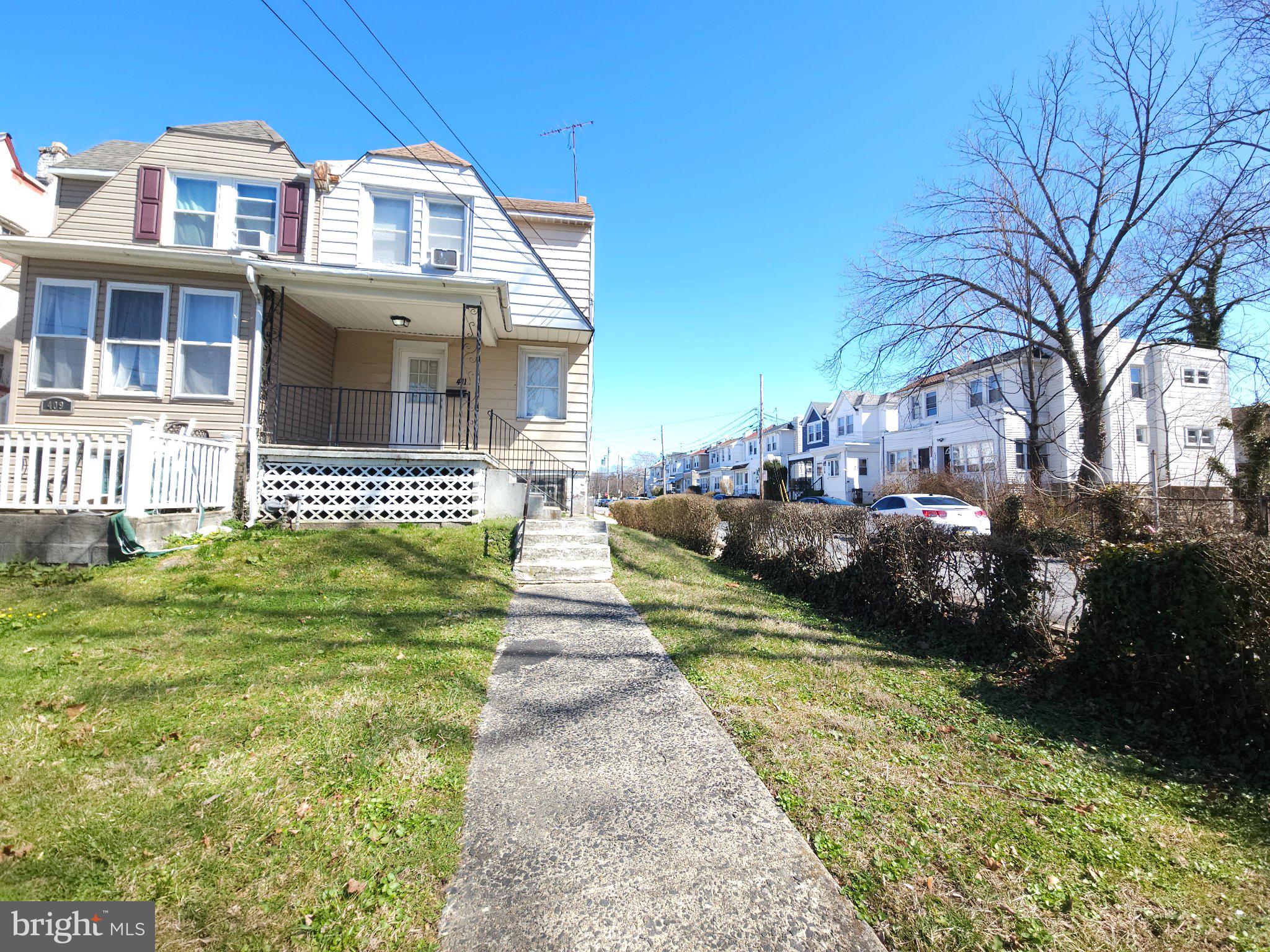 Investor special! Major renovations are already complete, bring your vision, finish the remaining improvements, and unlock this property's full potential.

Back on market due to the previous buyer's inability to obtain financing. No fault of the seller or the property.

This 3-bedroom, 2-bath end-of-row twin presents an excellent opportunity for investors, buyers using renovation financing, or homeowners ready to build equity. The kitchen, bathrooms, and flooring have already been renovated, providing a strong head start for the next owner to complete the remaining improvements.

Additional features include a partially finished walk-out basement, covered front porch, rear deck, and side yard.

The property is being sold AS-IS, with the buyer responsible for Township Use & Occupancy requirements.

A recent home inspection report is available upon request, giving buyers valuable information to help them make an informed decision before submitting an offer.

Whether you're looking for your next investment project or a home you can make your own, this property offers tremendous potential in a convenient Yeadon location.