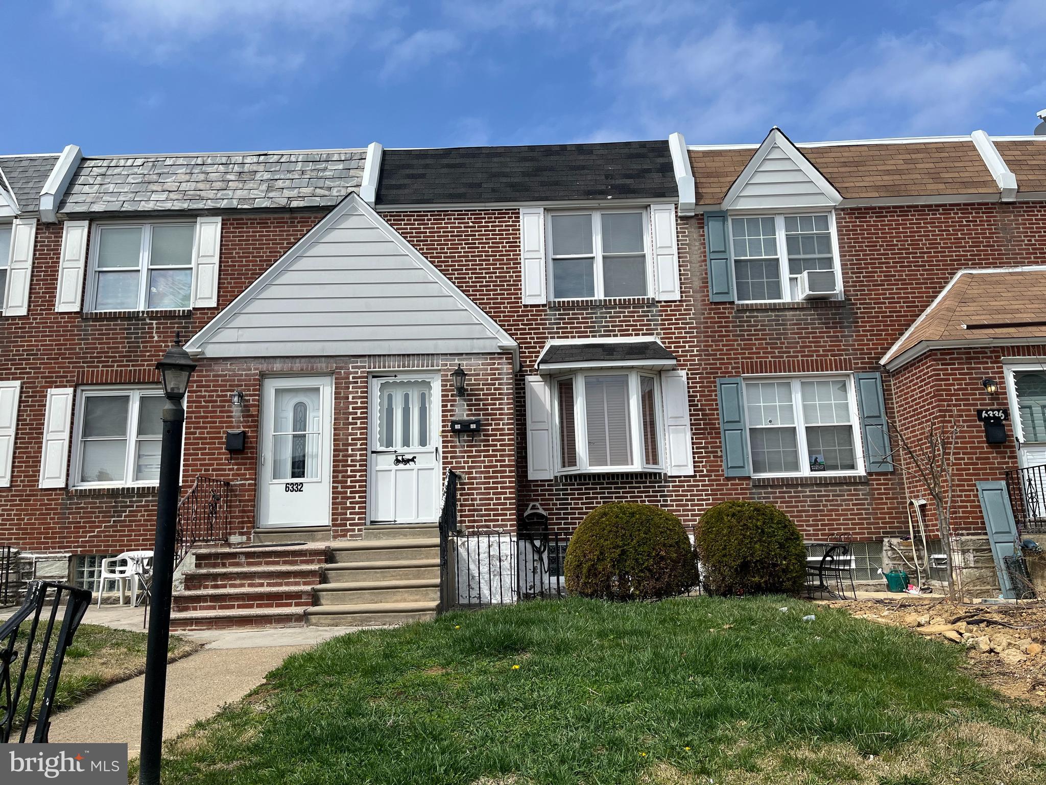 Welcome to Convenient Calvert Street!  This 3 Bedroom Airlite has had same owner for 29 years!  Located between Levick & Robbins, it's a short trip to Bridges of NJ, I-95 & Route 1, Bustleton Ave. Transportation & Shopping!  There's a long front lawn, fenced cement patio, Decorator Steel Door - Foyer Entry w/spacious coat closet- the Front Bow Window (opens both sides) provides lots of light to the  charming Living Room,  Formal Dining room has a partial wood-panel chairrail, the wall is 1/2 opened to an eat-in white kitchen w/wood cabs. - tile backsplash, gas stove, dishwasher, garbage disposal, side by side refrigerator & ceiling fan.  Upstairs is large main bedroom w/ w/w carpet, ceiling fan, 2 large closets on one wall & another smaller closet.  The hall bath is tiled & has vanity sink & skylight, linen closet in hall; 2nd bedroom has closet, ceiling fan, w/w carpet as well as the 3rd bedroom.  Downstairs you'll see the finished rec room w/dry wall, glass block windows, 1/4 bath (not used), recessed lights, w/w carpet - enter into laundry, mechanical room to see Gas H/Air Heater, Gas H/W, 100 ACB, Washer, Dryer & 2nd refrigerator.  Exit to long rear fenced yard/driveway w/good cement - Rear Garage - windows have been replaced & there is Central Air!  Roof flashings sealed and roof coated 1/3/24.  Seller is Selling "AS-IS".  See it today!