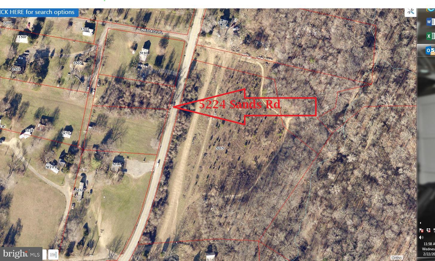 Nice wooded vacant lot on Sands road ready for you to build your dream home.  The Lot was previously improved so it is reported that the County will not charge an impact fee for new construction.  Engineered drawings and site plan for a single family home are available.  However, seller makes no representation or warranty as to the drawings, plans or development potential.  The buyer is to perform their own investigation as the lot is being sold AS IS, Where IS; and is priced accordingly.