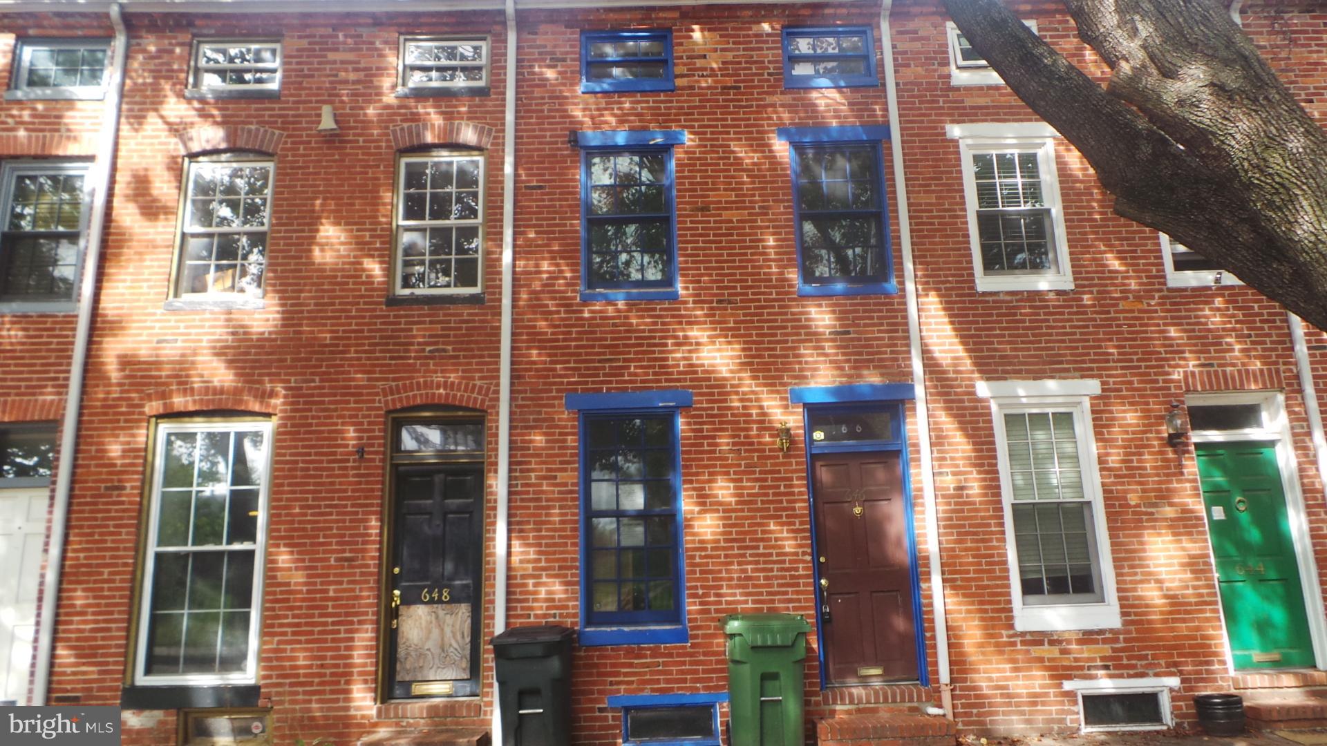 The property was built prior to 1978 and lead-based paint may exist. Located steps from Oriole Park in the heart of Downtown, this home is not one to miss! Enjoy hardwood and carpeted floors throughout the property, lots of natural light, and a loft style master bedroom on the third floor! The rear yard is perfect for warm weather entertaining! Gorgeous tree lined streets surround this home!
