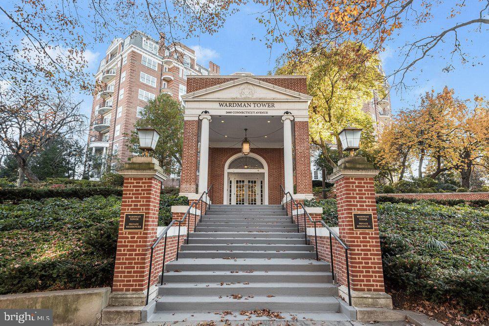 Just Listed! Stunning three-bedroom, three-and-a-half-bath residence in the iconic Wardman Tower offering over 3,300 square feet of refined living space. A gracious gallery entry leads to an open chef’s kitchen with top-of-the-line appliances and breakfast nook, flowing seamlessly into a sun-filled dining area wrapped in oversized windows and an expansive living room with custom built-ins and a large private balcony.

The primary suite is a true retreat with its own balcony, generous walk-in closet, and spa-like bath featuring dual vanities, a soaking tub, and a glass-enclosed shower. Two additional bedrooms are privately situated, each with en-suite baths and spacious closets. This condo also comes with two garage spaces and one storage unit. 

Residents enjoy white-glove doorman and valet service, a fitness center, two lounges, catering kitchen, private garden terrace, and an English garden rooftop with gas grills and sweeping city views. A rare blend of classic elegance and modern luxury.