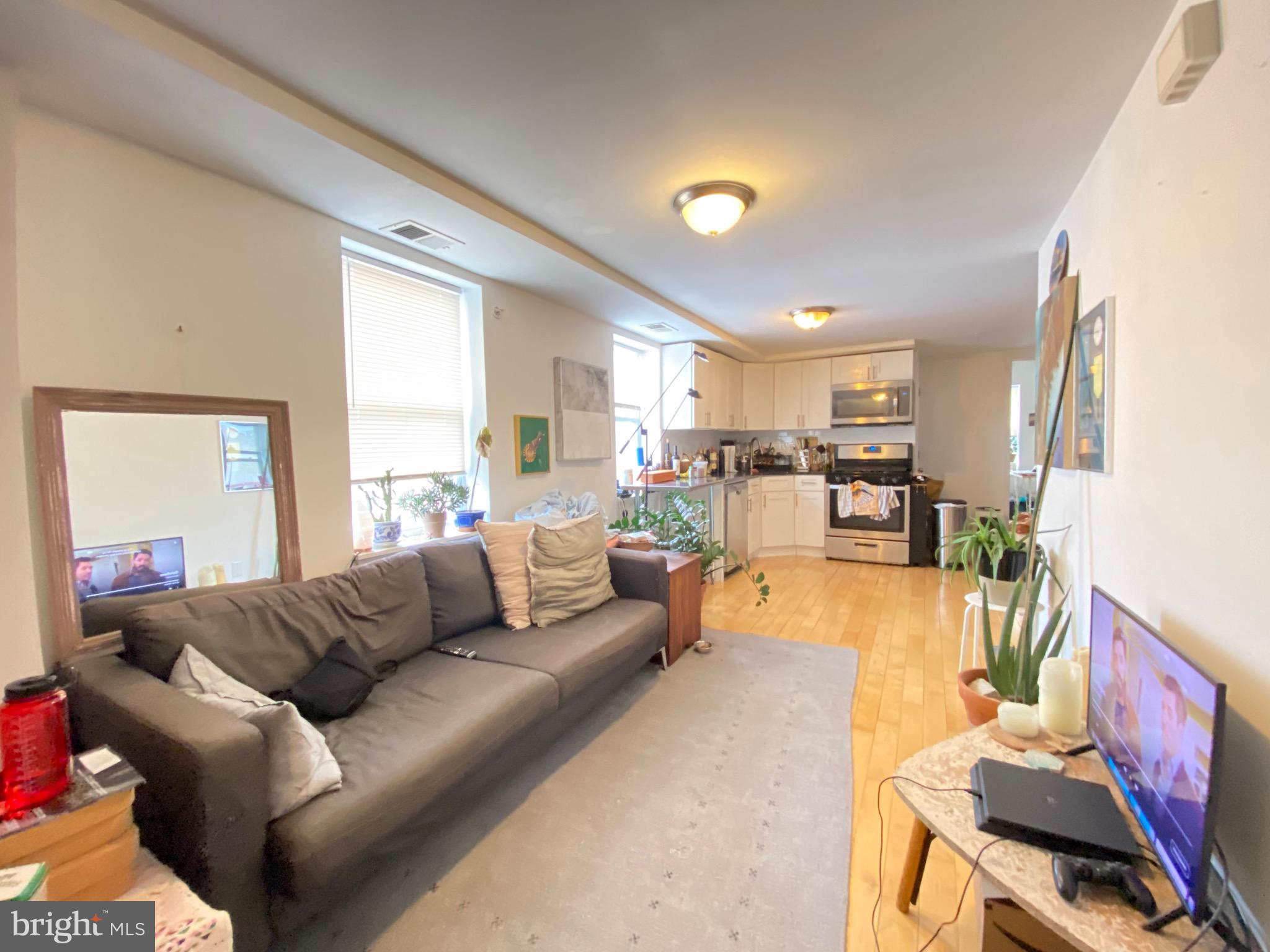 Available August 1, 2025! Video tour available!

Check out this beautiful 2 bed/1 bath apartment in one of the most fun neighborhoods in Philly - Fishtown! Just a short walk to popular bars, restaurants, other fun places, public transportation, and grocery & convenience stores.  

This apartment with a modern interior is on the third floor so you have a lot of natural light!  Perfect for plant lovers. You have a gas stove which is amazing for cooking, a full dishwasher, stainless steel appliances, a garbage disposal, central AC & Heating, and rooms that can easily fit a queen-sized bed, desk, dresser, and more! Perfect, affordable place for someone who wants a modern place and for a reasonable price. Tenants pay for electricity, gas, wifi, and a small water fee per person. 650+ credit score & 3x the rent income to qualify. Pets are ok with a pet deposit. No pet rent.