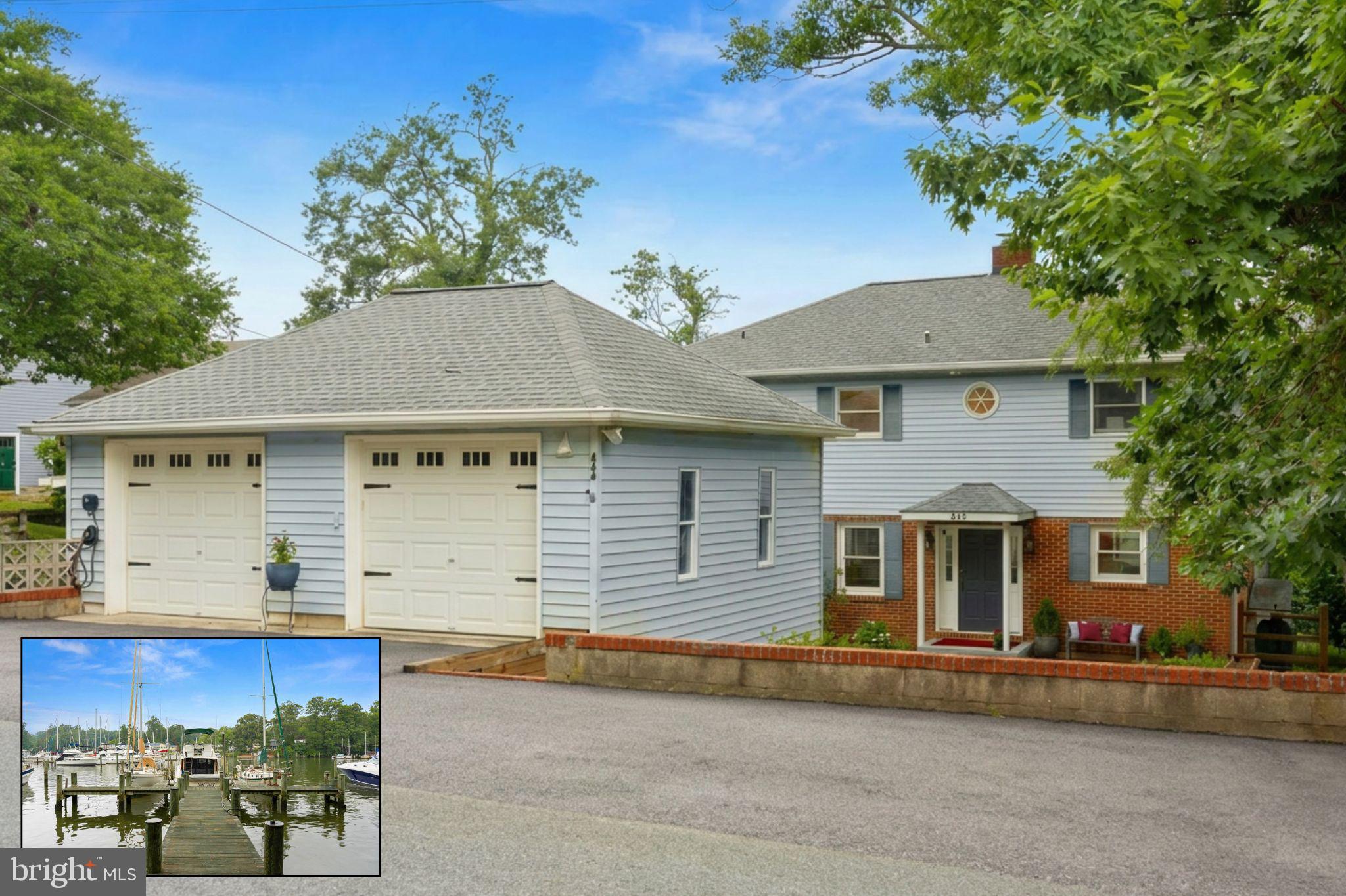 Wake up to panoramic views of the Magothy River from this beautifully updated home in the sought-after waterfront community of Cape St. Claire. Expansive windows fill the home with natural light while showcasing breathtaking water views from many of the primary living spaces.

The stunning remodeled kitchen features quartz countertops, stainless steel appliances, custom cabinetry, a dry bar, and an open layout that flows seamlessly into the dining and living areas. Hardwood flooring, beautifully renovated bathrooms, updated stair railings, fresh paint, and designer finishes create a home that is both elegant and inviting.

Offering a highly desirable layout with two main-level bedrooms and a private upper-level primary suite, the home provides exceptional flexibility for guests, multigenerational living, or a dedicated home office. The spacious primary retreat features a sitting area, custom walk-in closet, spa-inspired bath, and private balcony overlooking the Magothy River. The finished lower level provides additional flexible living space, abundant storage, and walk-out access to the backyard.

Outdoor living shines with an expansive Ipe wood deck with glass railings, a hot tub, beautifully landscaped grounds, and stairs leading toward the shoreline—perfect for entertaining or simply enjoying the ever-changing waterfront scenery.

With more than $250,000 invested in improvements over the past four years, this home combines timeless design with modern efficiency. Major updates include a complete kitchen renovation, three remodeled bathrooms, hardwood flooring, dual high-efficiency Carrier HVAC systems, updated electrical service with a Level 2 EV charger, reverse osmosis and whole-house water filtration systems, well pump replacement, waterproofing improvements, custom primary closet, backyard fencing, and much more.

Conveniently located just minutes from downtown Annapolis, Broadneck schools, shopping, dining, commuter routes, and the Chesapeake Bay Bridge, this is a rare opportunity to own an extensively updated home with spectacular water views in one of Anne Arundel County's most beloved waterfront communities.