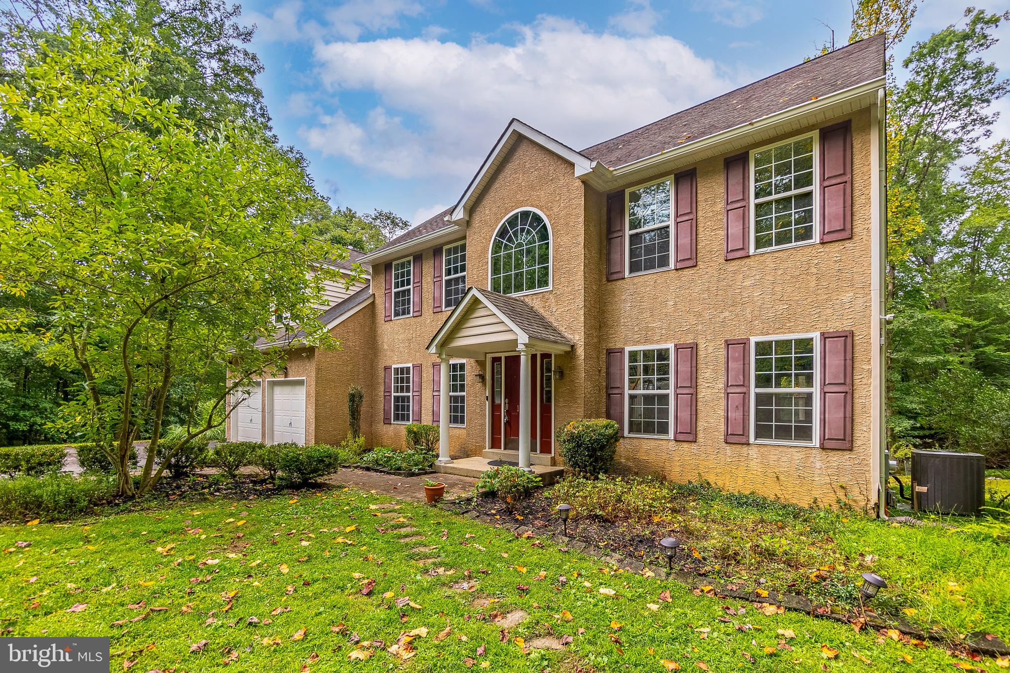 Welcome to 174 Governor Markham Drive, a captivating 4 bed, 4 bath single family home nestled on a private, quiet cul-de-sac street in Glen Mills. Situated far back from the road, ensuring complete privacy, this exquisite residence offers a blend of modern comfort and timeless elegance, boasting a wealth of amenities that cater to your every need. Upon entering, you'll be greeted by a gracious foyer that sets the tone for the exceptional features throughout. To the right, the bright living room features tile floors that seamlessly flows into the dining room, characterized by a chair rail and crown molding, creating an ideal space for both casual meals and formal gatherings. The kitchen offers recessed lighting, an island with seating, a convenient pantry closet, and a double sink that combines functionality and style. Adjacent to the kitchen, the breakfast room offers a slider that opens up to a charming deck, perfect for enjoying your morning coffee or outdoor dining. The expansive family room boasts a vaulted ceiling that adds a sense of grandeur to the space, while a cozy fireplace creates an inviting focal point for relaxation and entertainment. Working from home is a breeze with the professional office, providing a dedicated space for productivity. The main level is further complemented by a laundry room for convenience and a full bath. The upper level primary bedroom consists of hardwood floors and a sitting room, which features a walk-in closet and a flex space area. The en-suite is complete with double sinks, a tile floor, a jetted tub for ultimate relaxation, a linen closet, and a separate shower. Three additional bedrooms on this level offer ample space and comfort, all sharing a well-appointed hallway full bathroom. The walk-out basement has been finished to offer additional living space with a generous family room that presents endless possibilities for leisure and entertainment. A sliding door grants access to a patio that leads to a splendid outdoor oasis, featuring a refreshing pool, a relaxing hot tub with a canopy, and a charming gazebo. The fenced-in yard is adorned with a variety of fruit trees and lush landscaping, creating a private retreat. For added convenience, the lower level also features a full bathroom and a versatile bonus room that adapts to your needs. Nestled in a prime location, this residence offers the perfect balance of tranquility and accessibility situated close to Route 1, 322 and 202. Don't miss the opportunity to make 174 Governor Markham Drive your forever home!