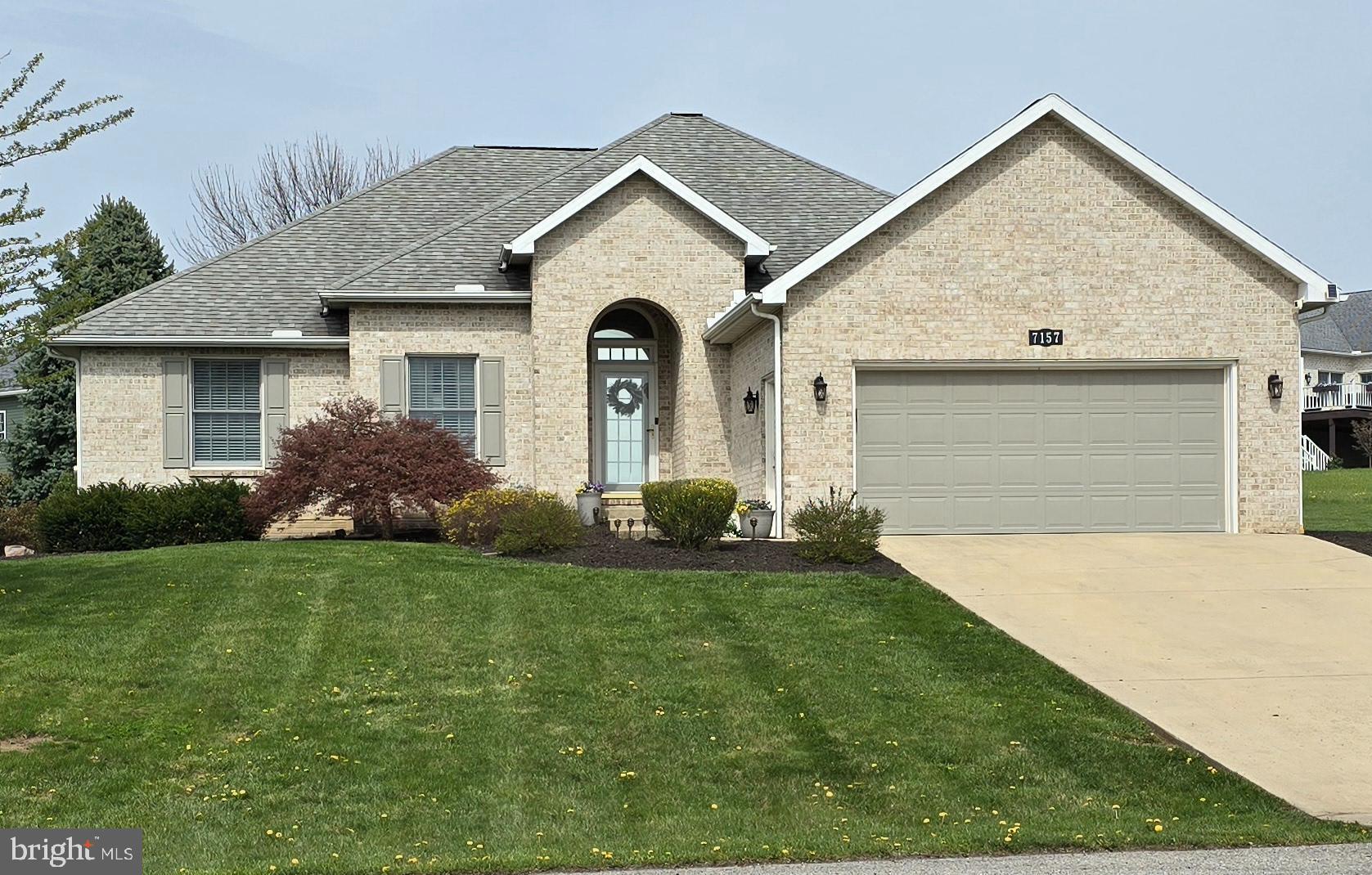 OPEN HOUSE IS CANCELLED.  Stop out to tour this incredibly beautiful spacious 3 BR/3BA rancher which exudes quality construction throughout.  Located in the lovely award-winning master planned golf course community of Penn National.  Rated as one of America's top 50 master-planned communities.  Home features a large primary suite with walk in closet and primary bath.    2 additional bedrooms on main level. custom kitchen with super wide professional series refrigerator/freezer, wonderful large laundry/butler panty room on main level with cork flooring. 4 season room/sunroom off kitchen. 3/4 finished lower level with an office, a rec room area and 2 rooms the sellers use for additional bedrooms and 1 full bath.  Lots of storage