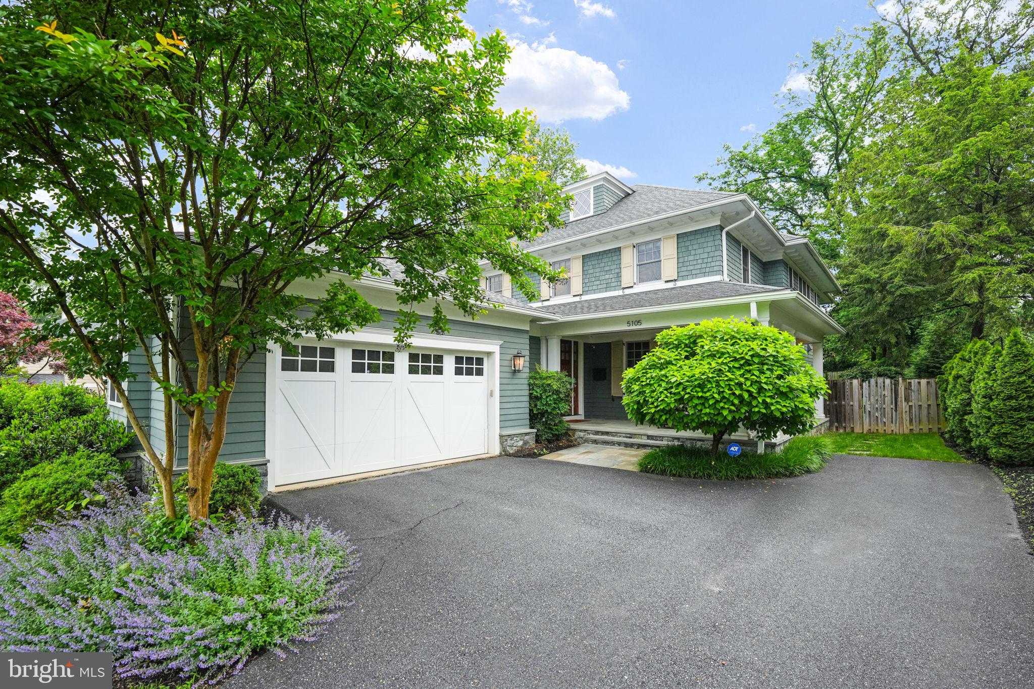 Best Luxury Buy in Bethesda! A rare find was created when renowned high-end builder Patrick Keating of PPK Construction built this home 10 years ago, and it remains the picture of perfection. From the wonderful wrap-around front porch, through a first floor boasting 10-foot ceilings, culminating with a screened-in porch and patio, the house elegantly flows into a flat backyard, perfect for entertaining.  The 6 generous bedrooms and 5.5 baths afford ample space for a growing family, with room to spare for visitors, in-laws or work-from-home.

The attached 2-car garage forms an elegant courtyard with a sweet welcoming front porch. The garage opens into a generous custom-built mudroom perfect for all sports and living gear. The impressive foyer provides a stunning view throughout the home peering to the landscaped private/fenced backyard. In addition to a formal dining room with coffered ceilings, there is a flexible first-floor formal living room/office /music room/ family library space. There are custom built-ins in the butler’s galley which houses one of the largest pantries in Bethesda and leads to the bright and open chef’s kitchen. A generous alcove for casual dining is equipped with large windows overlooking the garden. The kitchen is outfitted with a Subzero refrigerator and 6-burner Wolf range plus so much more. The kitchen spills into an amazing Family Room with a gas fireplace and French doors leading to the fabulous screened-in porch providing use for so many months of the year.

Upstairs is a pristine Primary Bedroom Suite with all the bells and whistles one comes to expect in this level of construction, including 2 walk-in closets. Two bedrooms share a Jack and Jill bath, and the 4th bedroom has an ensuite bath. The Laundry room is on the second floor. Sparing no expense, the entire second floor boasts hardwood floors throughout.

The third level is a large, bright hide-away office plus a guest bedroom with a full bath.

The impressive lower level has a second cozy gas fireplace, and plenty of space for ping pong or a home theatre - all with a separate entrance. High ceilings continue in this finished basement, which also includes two rooms for offices or exercise/crafts spaces, and finally a legal bedroom and full finished bath.

This extremely energy efficient luxury home has the perfect blend of classic construction, stunning details, and a contemporary flow and openness. Located on a cul de sac in woodsy and eclectic Glen Echo Heights, it provides easy access to the Capital Crescent Trail, C & O Canal, and public transportation to the shopping and entertainment of both Bethesda and DC.  Finally, the house will convey with a membership to the lauded Mohican Swim Club, saving newcomers a 10-year wait to join a local institution.