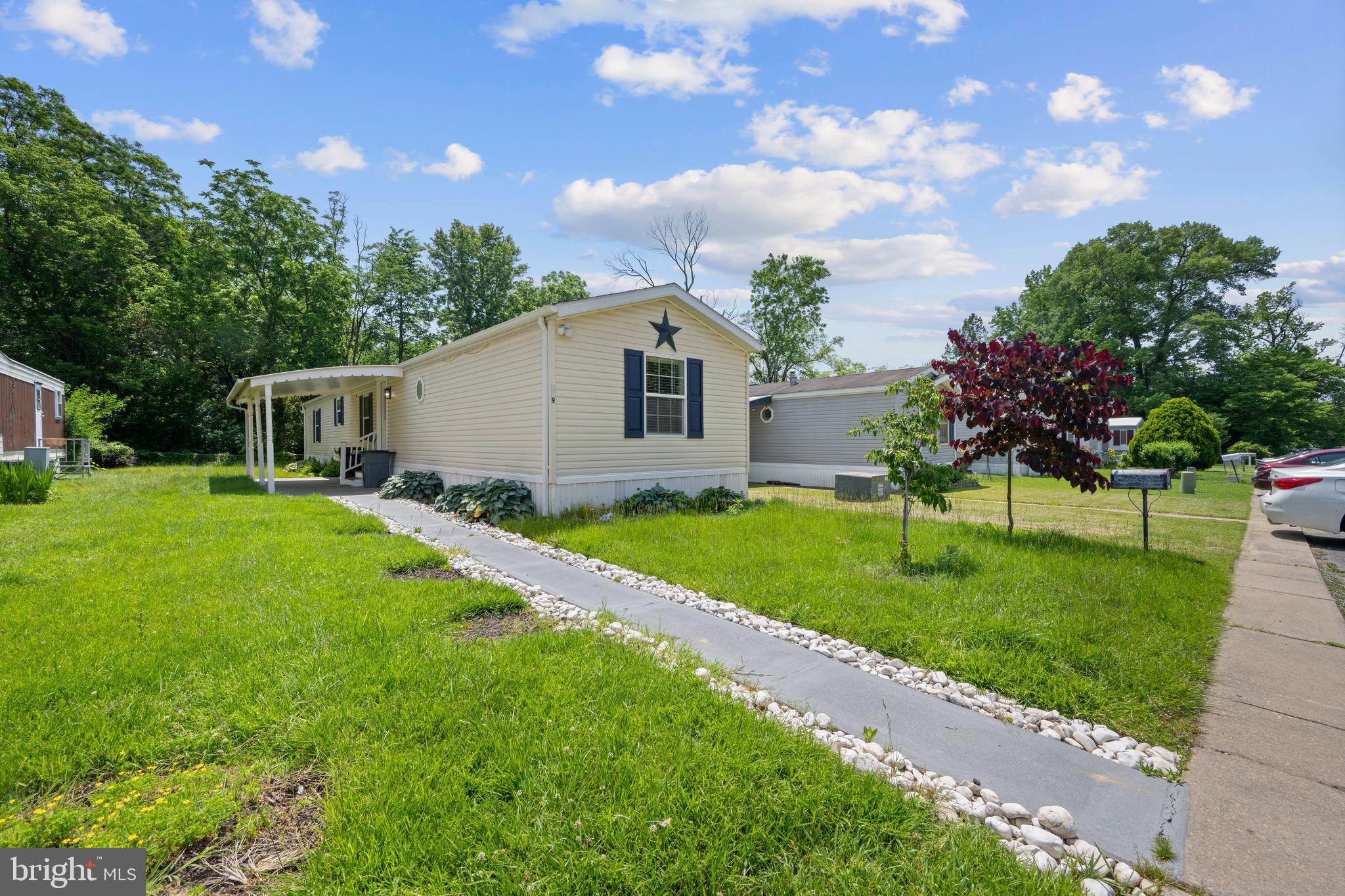 WELCOME HOME to 109 Judywood Ln! This beautifully renovated 3-bedroom, 2-bath home in Ken Lee Mobile Home Courts offers the perfect combination of modern updates and everyday comfort. Step inside to an open-concept layout featuring a spacious living area, a stylish kitchen with center island, and a dedicated dining space, ideal for entertaining or enjoying quiet mornings at home.
The primary bedroom boasts a large walk-in closet and a private ensuite bath, while the additional bedrooms offer plenty of space for guests, a home office, or hobbies. You'll also find a separate laundry room with extra storage.
Enjoy the outdoors from your covered front porch or take advantage of the yard space and personal storage shed. Conveniently located near I-95, I-695, shopping, and dining.
Don’t miss your chance to own this move-in ready gem. Schedule a tour today! Buyers must be approved by Ken Lee Mobile Home Courts. Contact park management for details on the application process.