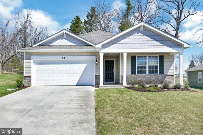 Beautiful ranch home offering 4 bedrooms, 2 bathrooms, and 1,698 square feet of thoughtfully designed living space! Whether you're enjoying peaceful farm and mountain views from your backyard or relaxing on the welcoming covered front porch, this home offers comfort, charm, and modern convenience all in one.
Inside, you'll find an open-concept layout featuring stylish LVP flooring throughout the main living areas, bathrooms, and laundry room, along with beautiful granite countertops and stainless-steel kitchen appliances that make the space feel both functional and elegant. Smart home technology is also included, giving you modern convenience right at your fingertips. 
The spacious single-level design offers room for everyone while maintaining the ease and accessibility of ranch-style living. Conveniently located close to shopping, restaurants, schools and commuter routes, this home also places you near outdoor recreation including hiking trails and the scenic Potomac River.
Take advantage of closing cost assistance available with the preferred lender, making homeownership even more affordable. Also enjoy the security new home warranties offer while you settle into your new home!
Schedule your tour today and come experience everything this beautiful home has to offer!