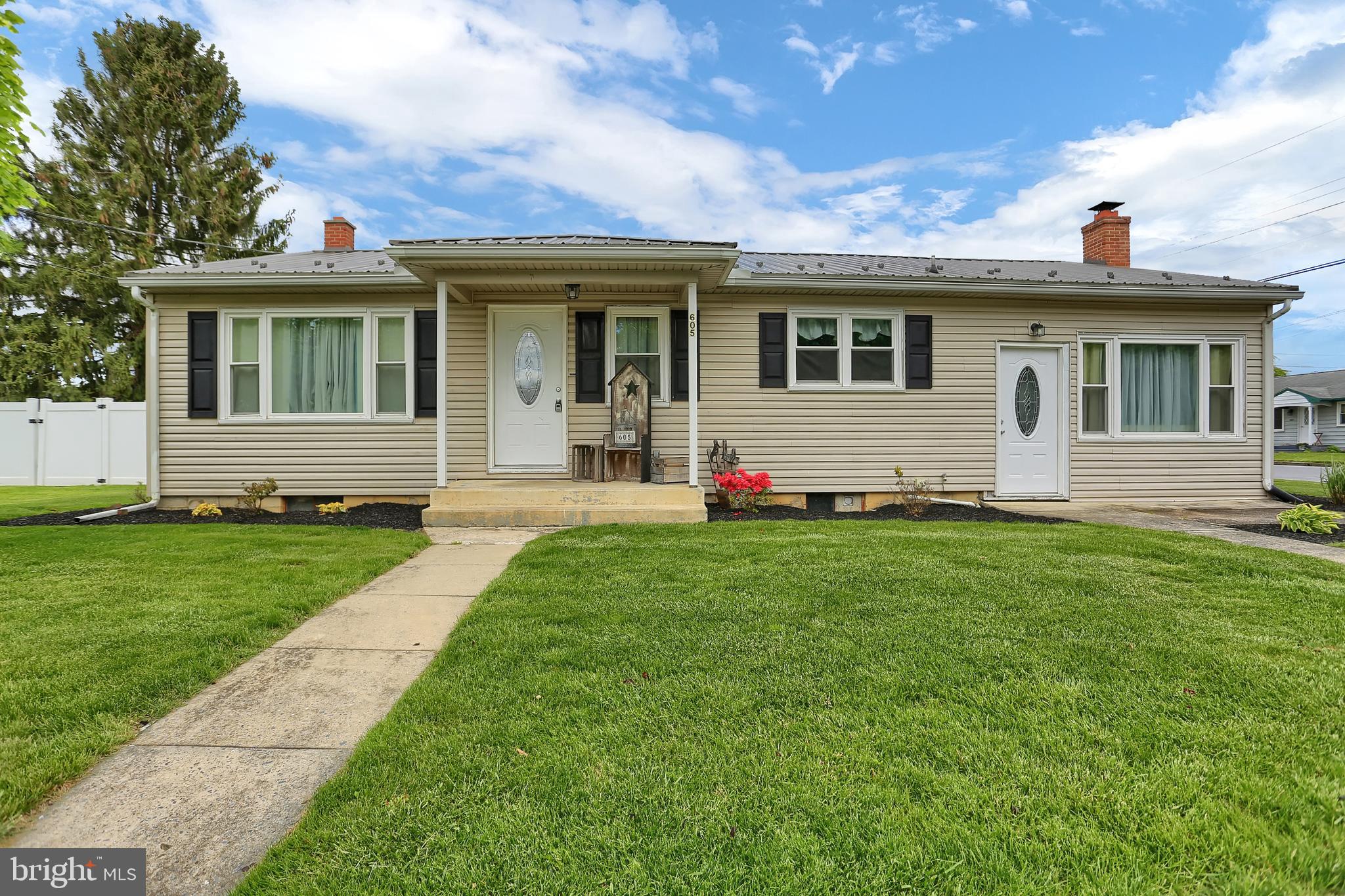 You do not want to miss this one, it has so many possibilities and move in ready!!   You can live in half and rent the other half out or enjoy the entire space for yourself.  Enjoy sitting in the sunroom on the warmer days or by the fireplace on cooler ones plus you have another room that can be an office, sitting room, workout room....whatever you would like.   Many recent updates including freshly painted walls,  roof replaced 2 years ago and a newly fenced in backyard.  Due to Governor Tom Wolf s mandate regarding COVID-19, we are currently unable to allow any in-person showings of our listed properties.  Contact your agent for more information.
