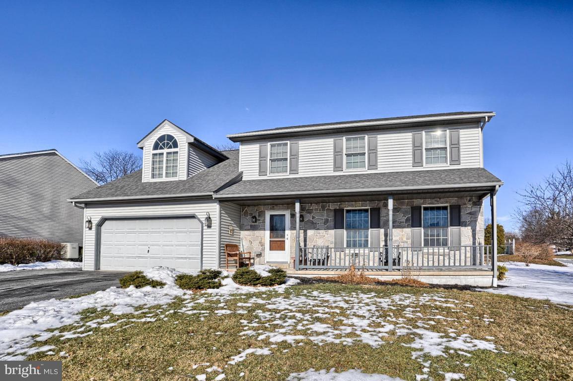 4 bedroom home on spacious corner lot in Meadow Brook Estates. Eat in kitchen with island, fireplace in family room and finished lower level. Plenty of storage space, rear deck and shed.