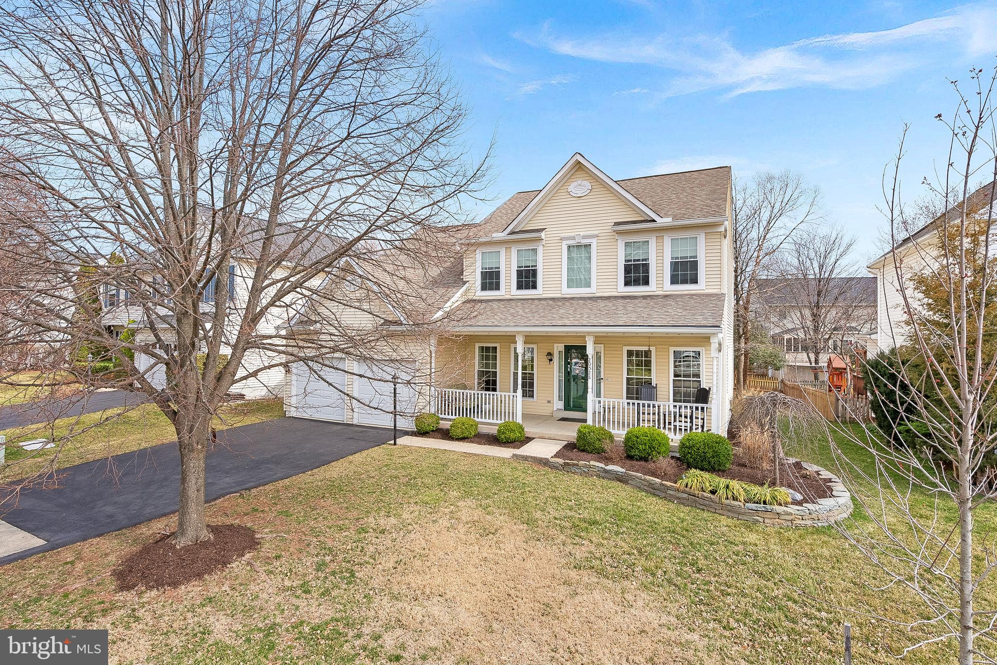 As soon as you step on to the welcoming front porch, you will feel right at home here in the heart of the established Ashburn Farm neighborhood.  The refinished hardwood floors begin in the foyer and continue through much of the main level, including the formal living and dining rooms. An updated eat-in kitchen features a large island with extra seating, granite counters, soft-close cabinets, newer appliances, and a separate pantry. Your living space is extended outdoors with a comfortable screened porch located off the kitchen, leading to the deck and yard beyond. The spacious family room, with fireplace, offers plenty of room to wind down and the main level office provides a dedicated to space to work from home.  Upstairs, the primary bedroom features vaulted ceilings, two closets with custom organization, and an updated primary bath with a dual vanity, soaking tub, and large frameless glass shower.  Three more bedrooms and a full bathroom complete the upper level.  The walk-up basement offers lots of options to use the space any way you like - game room, movie room, play room or exercise room. There is even additional unfinished storage space. So many important updates have been made so you can focus on the finishing touches: Windows (2023), HVAC(2022), Deck (2020), Roof (2017) and more! Imagine living near the community pool, Trailside park, and the Ashburn library. This community even has direct access to the W&OD trail.  Zoned for Belmont Station Elementary, Trailside Middle, Stone Bridge High School.  Welcome Home!