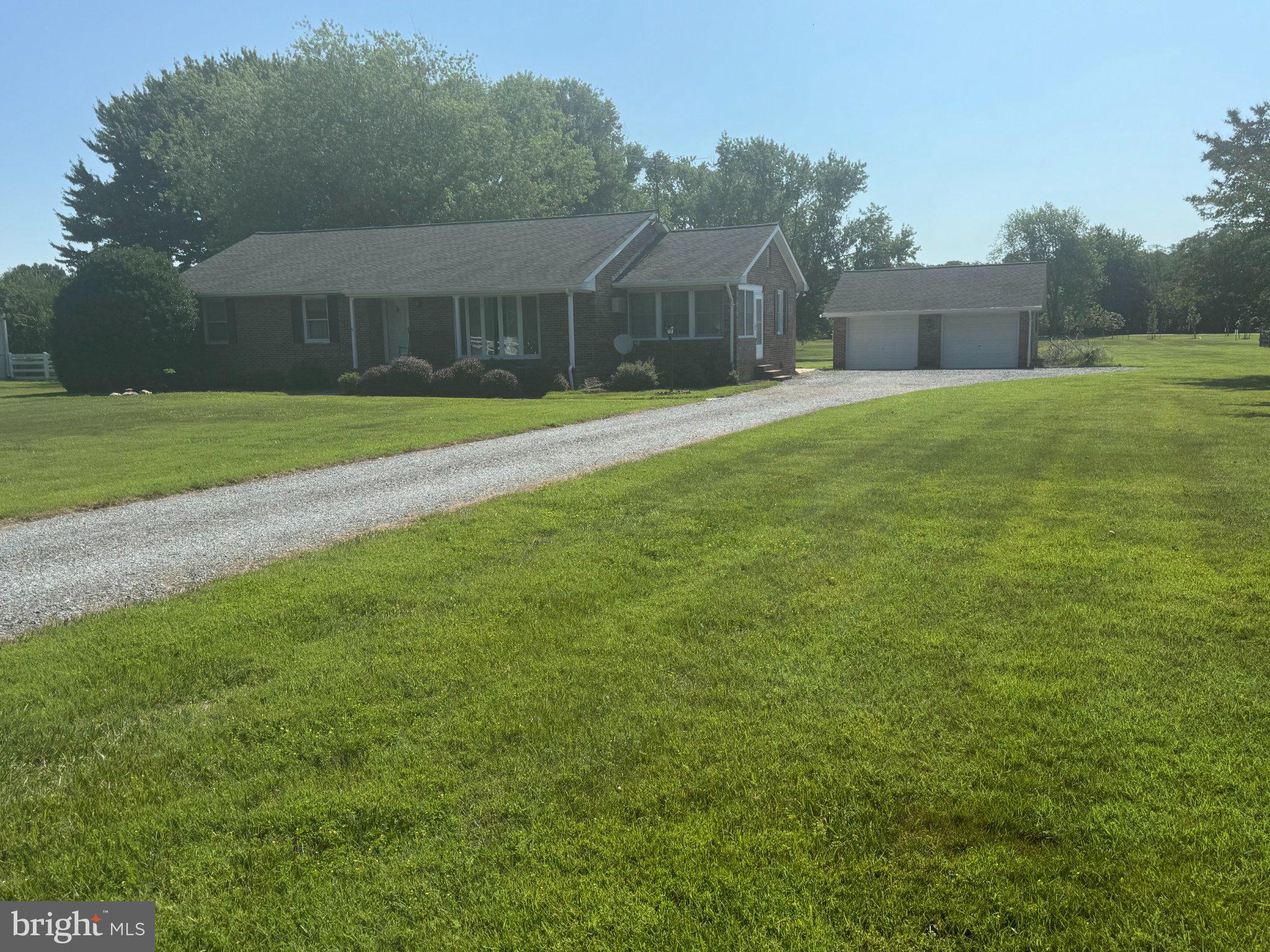 This 3 bedroom 2 full bath brick rancher is located 1.88 for plenty of privacy and plenty of room to expand. Not many large lots left in this community, check with county for very possible sub dividing for 2 additional lots. Home is in need of updating with lots of potential to add your own touch and design. More pictures coming soon. Currently on septic but sewer is available.