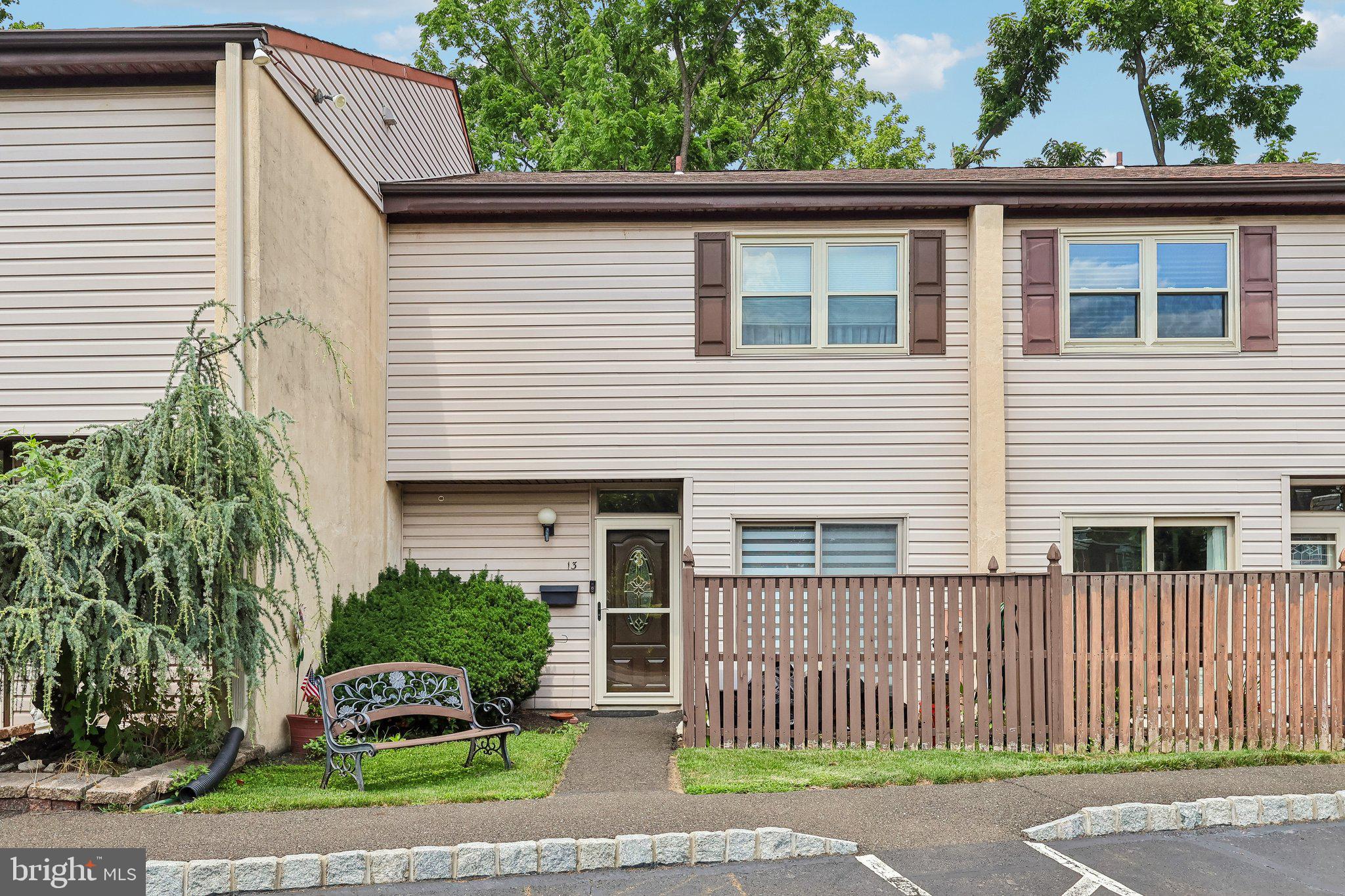 Rarely offered and sought after 3 bedroom 2.5 bathroom Townhome in the heart of Hatboro. 
This 1540 square foot gem features front and rear patios, plus a  large rear yard that is just steps away from the in ground swimming pool for your summer fun.  As you enter this property, you will notice the remodeled kitchen with granite counter tops, lots of cabinet space and a sliding door that leads you to a private front patio. From the kitchen, you will notice a convenient first floor powder room, large  dining area and a huge living room area with a fireplace. Sliding doors lead you to the rear yard and a cozy covered  patio. The 2nd floor has a huge master bedroom with a wall to wall closet and a full bath with stall shower.  A convenient  laundry area and 2 other good size bedrooms, along with a hallway bathroom complete the second floor.    The seller has upgraded the following. 1- Windows  2- Sliding door   3- Hardwood floors in living room and dining room   4- Front and rear cement patio.  5- Stove, dishwasher, microwave, and garbage disposal   6- toilets.  7- water heater.  Hurry this one won’t last!  Open house will be Saturday July 25th from 10am to 1pm  and Sunday July 26th from 11am to 2pm