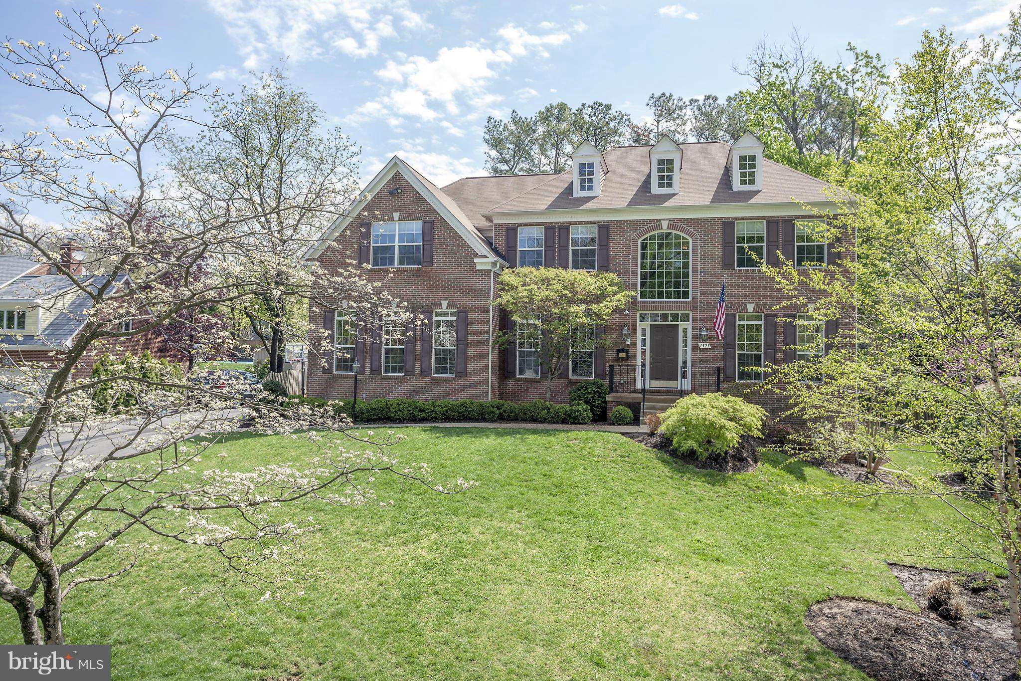 Gorgeous almost new Colonial with very large backyard, no options spared with a theatre room with surround sound, newly added Mudroom/Laundry with heated floors and cubbies, Intercom and Security System just a few.  Great neighborhood and location is amazing just minutes from downtown McLean, GW Parkway and Tysons Silver Metro.