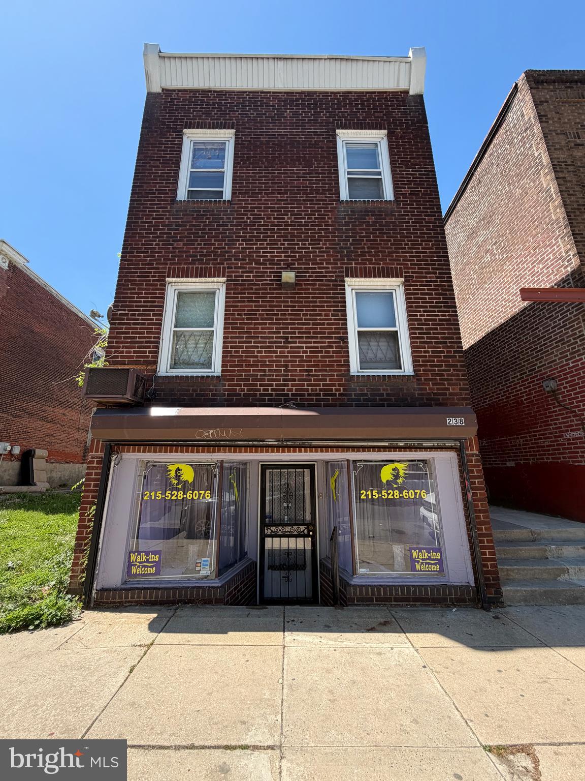 Welcome to 238 N 52nd St, a well-maintained mixed-use investment property in West Philadelphia featuring 7 total units 6 residential studio apartments and 1 commercial salon space. Street-level salon is currently rented for $900/month and includes the main salon area, private storage room, and bathroom. The six residential studio units are each rented for $775/month, creating strong income potential for investors.

The property features separate electric and gas meters for all 7 units. Heating is provided by a radiator system with a central thermostat controlled by the lower level, and the main boiler was replaced in 2022. The salon also includes 2 mini-split systems for additional comfort. There is 1 hot water heater servicing the residential units and a separate hot water heater for the commercial space. Additional updates include a roof approximately 4 years old.

Conveniently located near public transportation, shopping, and major roadways, this fully occupied mixed-use property is a great addition to any investment portfolio.