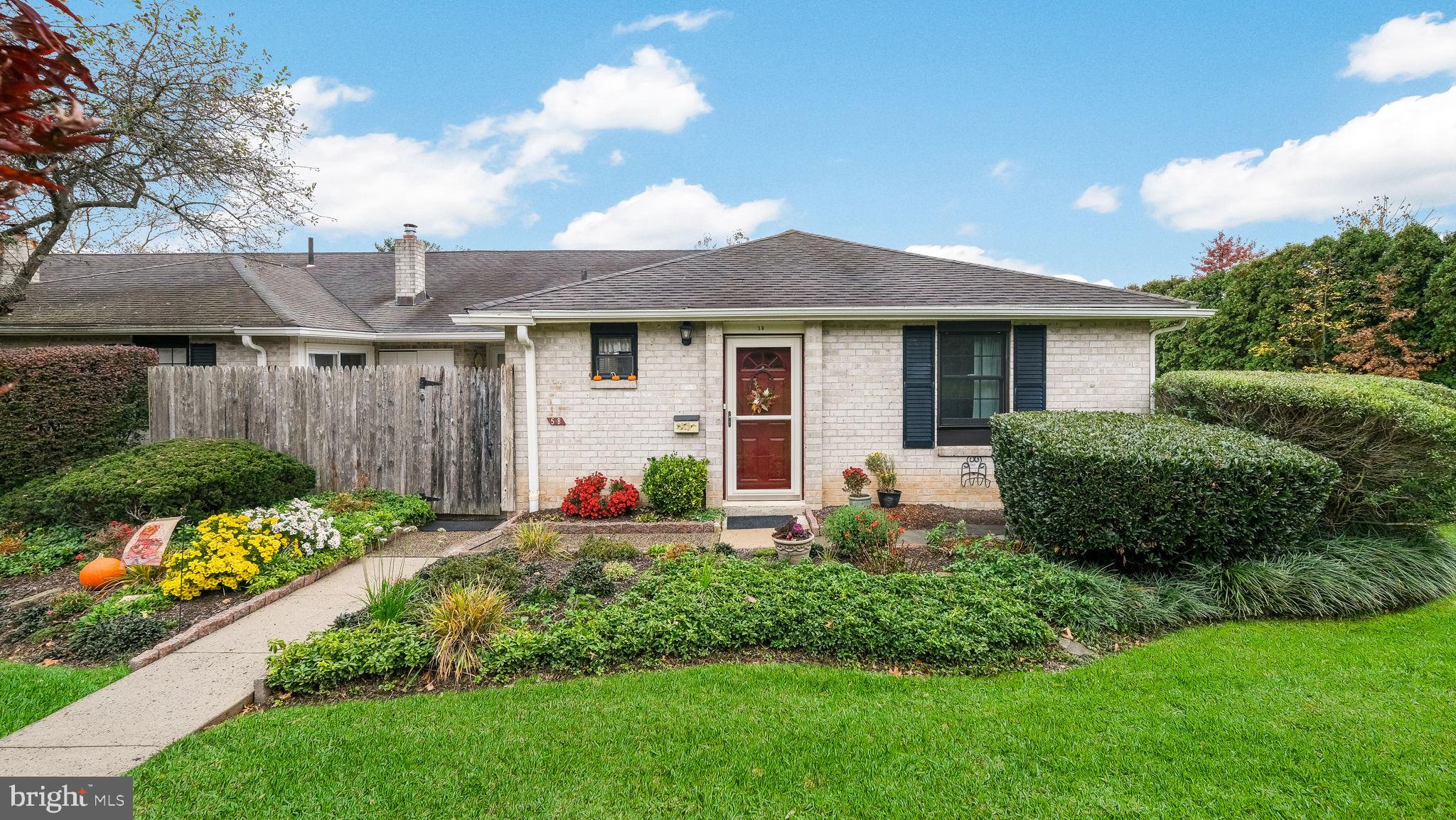 Don’t miss your opportunity to own this beautifully updated end unit Atrium ranch model at the Meadows at Lower Gwynedd!  It’s one of the rare more private locations that backs up to common space.  This 3 bedroom 2 full bath condo has been updated throughout.  The spacious eat-in kitchen has been remodeled with granite countertops, updated cabinets, flooring, recessed lighting and newer appliances.  The spacious living and dining rooms have newer luxury planked vinyl flooring and the house has been recently painted.  The primary bedroom has a new walk-in closet and new primary bathroom which features a convenient large walk-in shower.  Other nice updates are the new guest bathroom, ceiling fans, newer washer and dryer, newer heater, newer hot water heater, new back bedroom windows and doors.  No problem parking with the spacious open lot and you’re in close proximity to Rt. 309, the turnpike and Septa transportation.  Also, you’ll enjoy nearby downtown Ambler with restaurants, shops and the Ambler Theater.