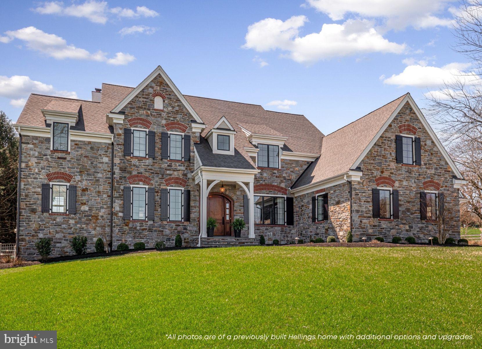 Welcome to 1345 Carolannes Way, West Chester, PA an opportunity to build a custom estate in Sussex, a private gated community crafted by Hellings Builders, a premier homebuilding company with more than 35 years of experience. Set among the rolling hills of the Brandywine Valley, Sussex offers a rare combination of space, privacy, and architectural distinction in one of the region’s most desirable settings.

Homes within Sussex are thoughtfully positioned on expansive homesites, creating a neighborhood where residents enjoy open land, sweeping views, and spectacular sunsets while maintaining a sense of community. The location offers the best of Brandywine Valley living, just minutes from downtown West Chester, Chadds Ford, and Longwood Gardens.

Each residence in Sussex is completely custom and thoughtfully designed in collaboration with renowned architect Mark Stanish, allowing buyers to create a home tailored to their lifestyle. Design possibilities include features such as covered porches, detached garages, multi-generational living suites, pool houses, and expansive outdoor living spaces.

Buyers may select from a limited number of estate homesites within the community ranging from approximately 2.1 acres to 3.7 acres, offering room for privacy, outdoor living, and long term flexibility. Estate properties with acreage, views, and space to grow within established West Chester locations are increasingly limited, making Sussex a rare opportunity to create a lasting legacy property.

Residents enjoy convenient access to Wilmington, King of Prussia, and the Main Line, along with proximity to scenic countryside roads, preserved open space, equestrian properties, dining, shopping, and cultural attractions throughout the Brandywine Valley.

Located within the West Chester Area School District and near many of the region’s well-regarded private and parochial schools, Sussex at West Chester offers an exceptional setting for those seeking privacy, craftsmanship, and the opportunity to design a truly one of a kind estate home.

Photos are of a previously built Hellings home with upgraded options and selections. Multiple opportunities available.