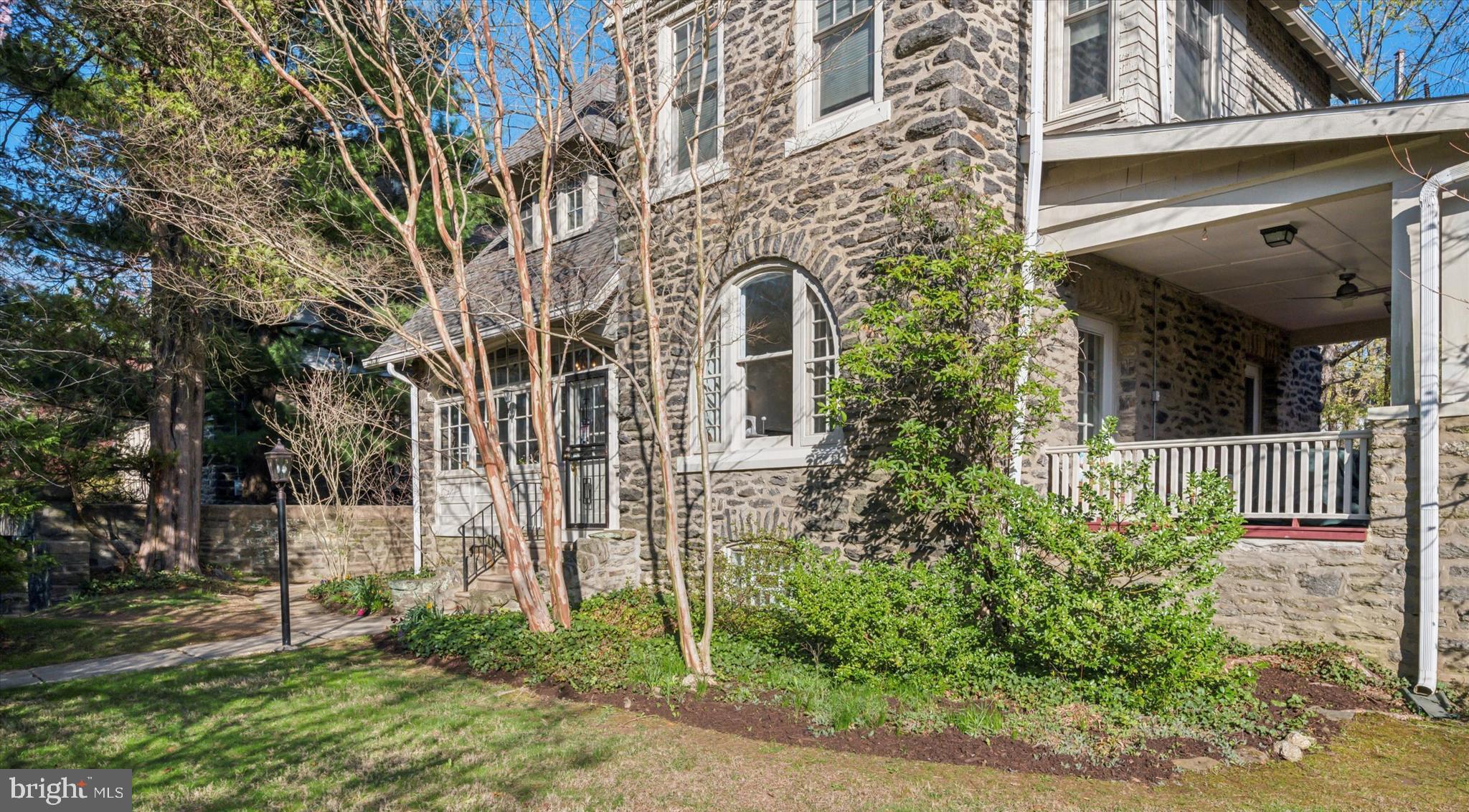 Welcome to this Stunning Detached Victorian Queen Anne Home in the understandably sought-after West Mount Airy neighborhood. Crafted from beautiful Wissahickon Schist, this timeless residence is simultaneously elegant and comforting.

Through the entry sunroom you will find expansive common areas providing the perfect setting for hosting guests or enjoying cozy family moments. With 5 spacious bedrooms and 3.5 bathrooms this home offers plenty of room to expand and stretch out! Original architectural details throughout, including built-in bookshelves, hard wood inlaid floors and large deep windows, create an inviting atmosphere with abundant natural light.

Step outside to a large, private yard – an ideal space for outdoor activities or peaceful reflection. A stunning blossoming cherry tree is the celebrated centerpiece of this private oasis in Springtime. The breezy side porch offers a serene spot to enjoy your morning coffee or unwind with an evening libation.

Relax and enjoy many aspects of this home that have been updated and modernized while embracing the opportunity to bring your custom vision for its next glow up! Dream kitchen or bath? Make this home your own!

With modern central air conditioning, you'll enjoy year-round comfort. Plus, the convenience of a driveway and garage ensures parking is never a hassle.

Located a stone's throw to the regional rail, you’ll have quick and easy access to Center City Philadelphia, making commuting a breeze. Central in the community to many walkable amenities: Weavers Way Coop, Wissahickon Trails, coffee shops, groceries, library.. the list goes on!

Don't miss an opportunity to call this exceptional property your home!

**square footage and tax information taken from public records**