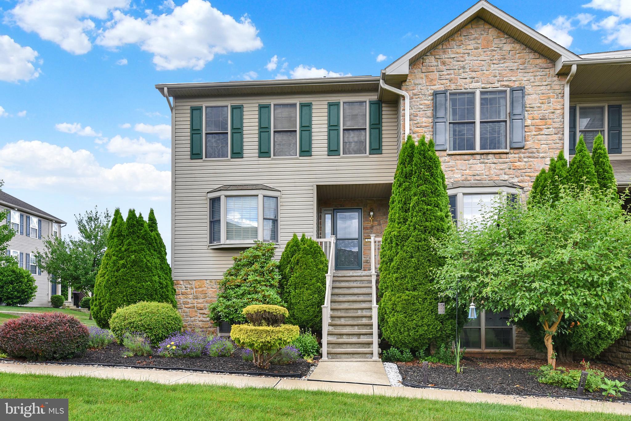 Welcome home to this beautifully maintained, one-owner end-unit townhome in the desirable Woodridge Development, located in Lower Swatara Township and the Middletown Area School District. Lovingly cared for over the years, this home has been the backdrop for countless family memories and is ready for its next chapter. The main living level features a spacious and inviting kitchen complete with a center island, gas cooking, pantry, and convenient laundry closet. Enjoy easy access to the rear deck, perfect for morning coffee or evening relaxation. A half bath is also conveniently located on this level. Upstairs, you'll find three bedrooms, including a spacious primary suite featuring a private en-suite bath and a large walk-in closet. Two additional bedrooms and a full hall bath provide plenty of space for family, guests, or a home office. The fully finished lower level offers additional living space with a comfortable family room and direct access to the attached garage, making it an ideal space for entertaining, recreation, or everyday living. Outside, the pride of ownership continues with beautifully manicured landscaping and attractive curb appeal. Situated in a well-established and highly desirable townhome community, you'll appreciate the convenient location close to shopping, dining, schools, parks, major highways, and all that the Middletown/Harrisburg area has to offer. A rare opportunity to own a meticulously maintained home in a wonderful neighborhood where pride of ownership shines throughout. Schedule your private showing today!