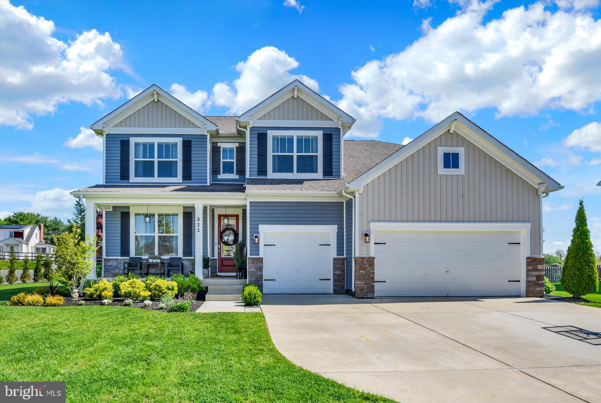 Welcome to Stonegate at Cider Mill in Westminster!
Built in 2021 and thoughtfully updated, this stunning three-level single-family home offers the perfect blend of space, style, and functionality.

Situated on a generous 0.46-acre lot, this well-maintained residence features 6 bedrooms and 4 full bathrooms, along with an attached 3-car garage—ideal for growing families or those who love to entertain.

The main level boasts an open-concept layout with a spacious living area, a modern kitchen with abundant cabinet and counter space, plus a convenient full bath and main-level bedroom—perfect for guests or multi-generational living.

Upstairs, you’ll find a versatile loft area, four generously sized bedrooms, a laundry room, linen closet, and two full bathrooms, offering both comfort and convenience.

The fully finished lower level expands your living space with a guest bedroom and full bath, along with a large recreation area ideal for a media room, home gym, or entertaining.

Located in the highly desirable Stonegate community, this home is just minutes from shopping, dining, and downtown Historic Westminster, while offering a welcoming neighborhood atmosphere perfect for making lasting connections.

Don’t miss the opportunity to call this exceptional home yours!