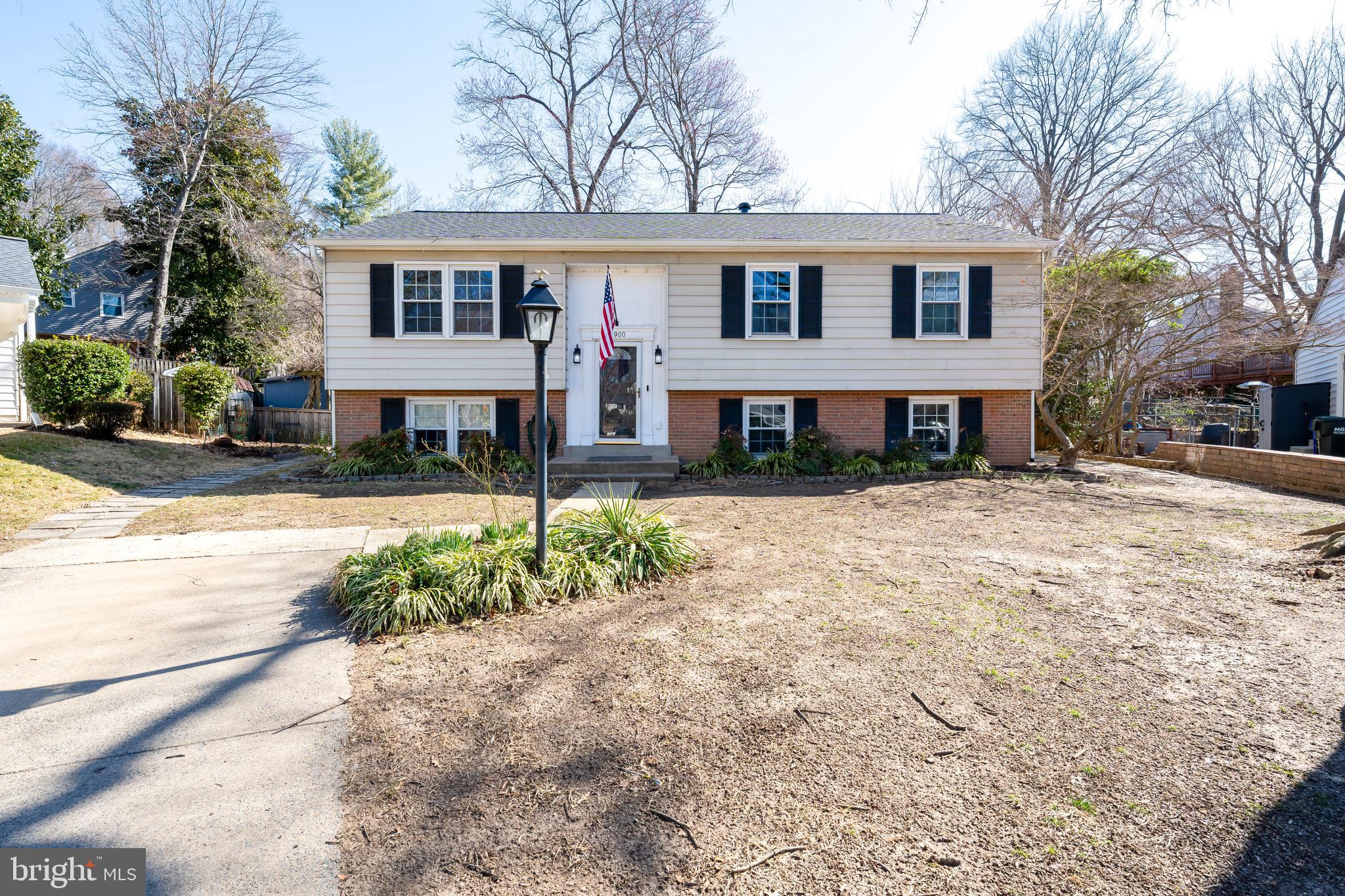 Tucked away in a secluded cul-de-sac in the sought-after Stoneybrooke community, this 4BR/3BA unexpectedly spacious and beautifully maintained split-foyer home is a true hidden gem! The heart of the home is the stunning, renovated kitchen, featuring custom cabinetry and gleaming granite countertops. The large counter-height peninsula island provides the perfect gathering space for entertaining. Oak hardwood floors flow throughout the main level, extending into the bedrooms and lower-level recreation room, creating a warm and inviting ambiance. High-efficiency windows flood the space with natural light. The expansive lower-level recreation room offers plenty of space for cozy movie nights or entertaining guests. With a full bathroom, a private bedroom, and a separate sitting room, the lower level is perfectly suited for an in-law suite. A large laundry and utility room provides extra storage and convenient walkout access to the side yard. Step outside into your own private oasis—an exquisitely landscaped, fully fenced backyard brimming with lush gardens of vibrant perennials, including black-eyed Susans and hydrangeas. Towering shade trees offer a cool retreat in the summer, while a wisteria-draped gate leads to a charming secret garden with a flagstone patio and wrought iron bench—the perfect spot to enjoy a book and a cup of tea. Host gatherings on the low-maintenance Trex composite deck and take in the beauty of your surroundings. The Stoneybrooke community offers fantastic amenities, including a playground, basketball court, tennis courts, and covered picnic areas. With multiple shopping centers and dining options within three miles, and just a 10-minute drive to the Huntington Metro, this home provides easy access to Old Town Alexandria, Reagan National Airport, National Landing (Amazon HQ2), the Pentagon, and downtown D.C.  -  During the application process, any additional fees and disclosures will be provided before application submission to help ensure transparency. Credit reporting is part of your lease and may increase your credit score up to 40 points over 12-24 months if rent is paid on time.