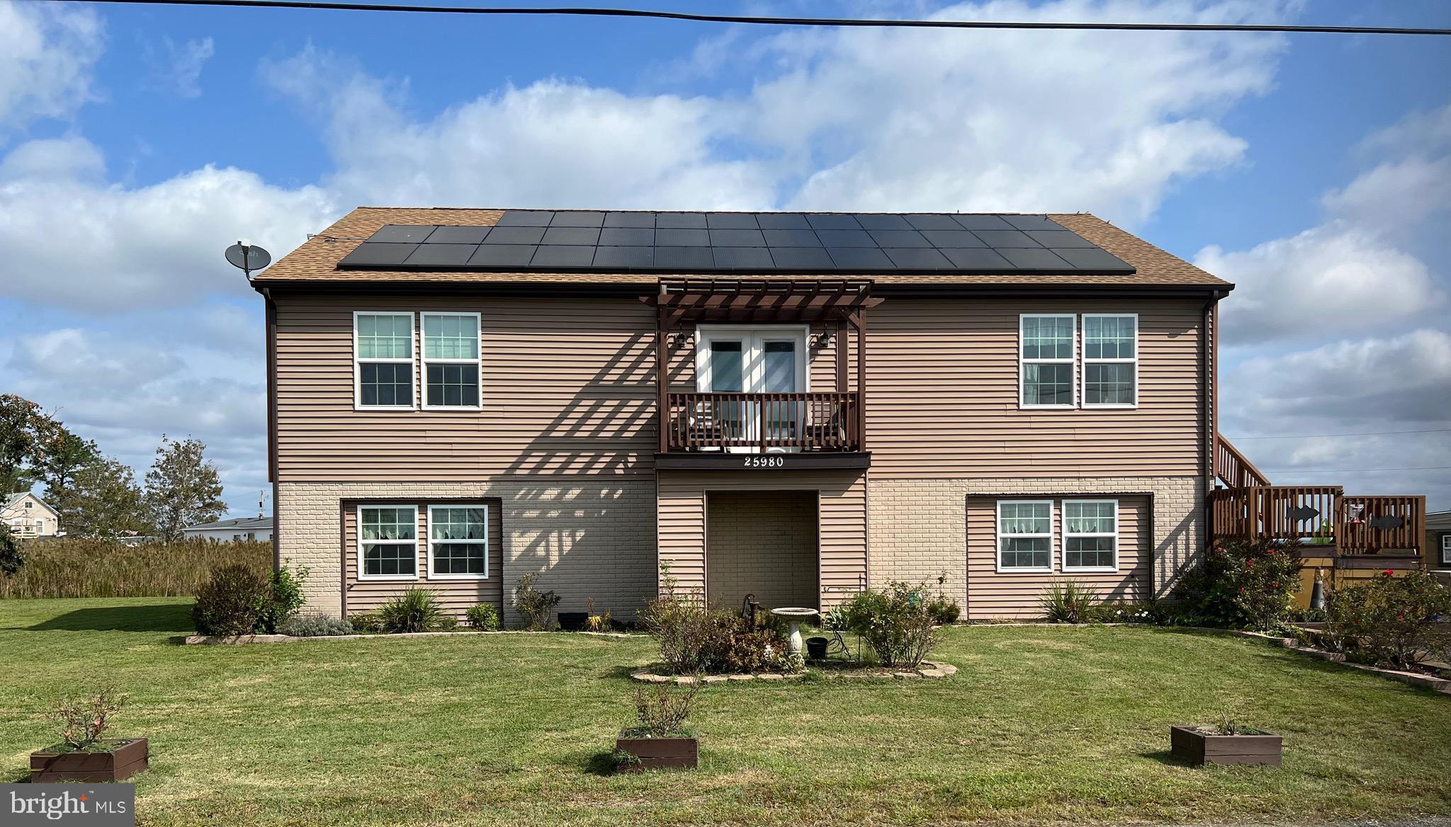 Waterfront 2 subdivided lots totaling 2+ acres. Main home and tenant house and duck blind on the water with small pier. Public water. Private septic. Open concept. Great room 44x16. 2 Balconies. 2 multi level decks. Gas cooking. Spiral stairs and dumb waiter to lower level. Brazilian hardwood, ceramic tile, porcelain tile floors. Custom kitchen with huge center island. Fantastic views for miles from every window. Goose Creek Marina, Pub and Free boat launch. Small house has 1 bath, 1 bedroom, kitchen and dining room combo, separate driveway. 20x 10 storage shed. Above ground pool. Main house is open concept, 3 bedrooms, 2.5 baths, huge open space on both levels. Not a drive by! Please view all pictures and descriptions. Call for additional info and appointment to view .