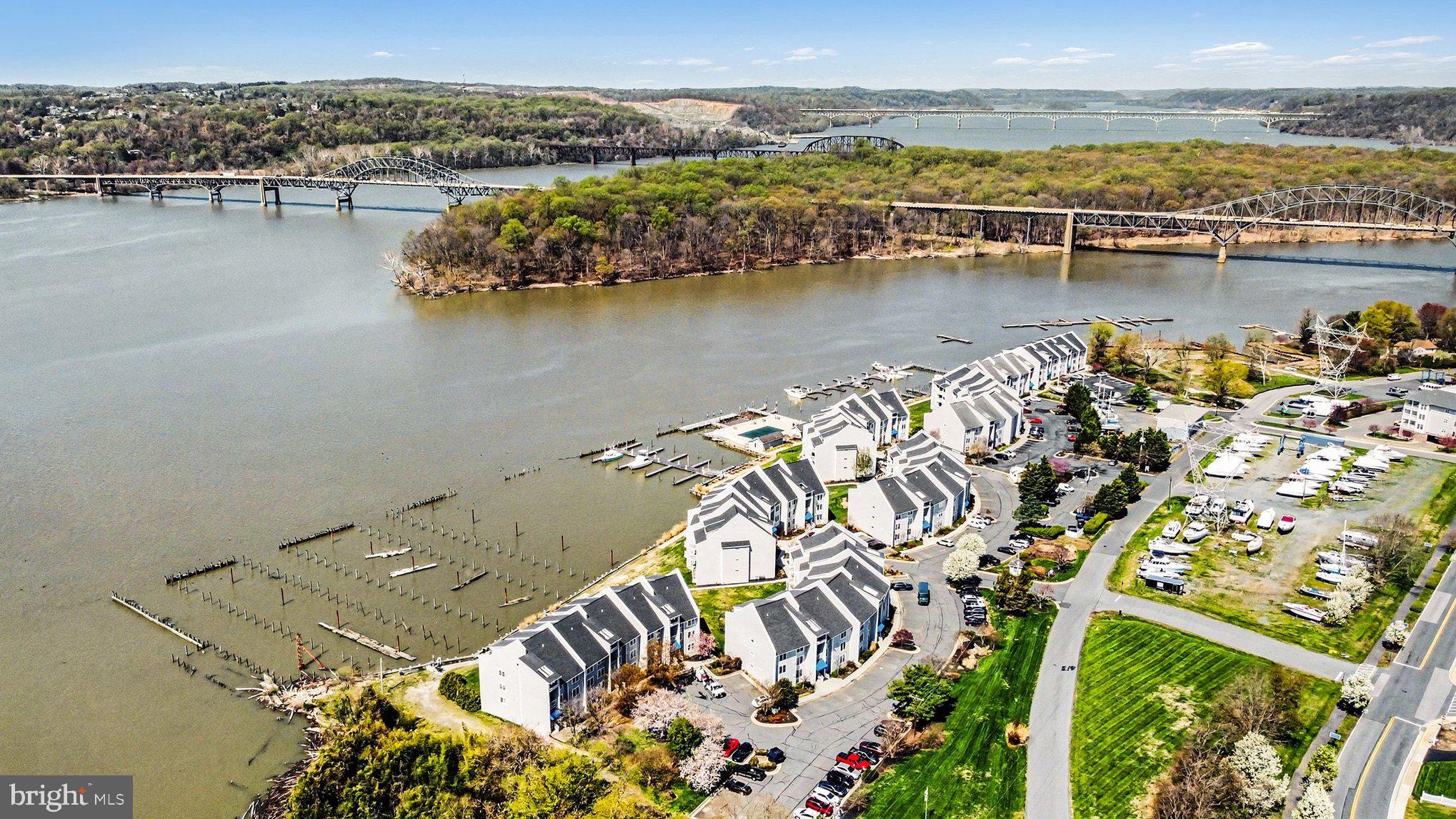 Best Buy in the Neighborhood. Located in the popular Waterfront Community of Owens Landing. This 2 story Penthouse Unit offers amazing Views of the Susquehanna River with 3 Bedrooms & 2 full Baths. As you enter, the Condo the open Floor Plan allows for many different Views of the River & plenty of natural light. The Kitchen opens to a Dining Area which leads to the Living Room. From there, walk through the recently replaced Sliding Doors with built in blinds to enjoy Views from your Balcony. Also, on the Main Level are 2 nice size Bedrooms & a totally remodeled Bathroom in 2025. The Bathroom includes a custom-built Vanity with a large Mirror & a open oversized Shower & custom Linen Closet. Also on the Main Level is a large Laundry Room with built in Storage Cabinets, a Utility Sink & Washer & Dryer. The Second Floor offers the Primary Suite with a Closet & extra Storage Room. The Second Floor also has a large Family Room with custom built in Cabinets. Both the Bedroom & Family Room have a direct Water View.

The adjacent Marina offers both Boating & Pool Amenities, putting Water Access & enjoyment right at your Doorstep. You are just steps away from the Town Park including the Susquehanna Heritage GreenwayTrail & Pier. Lower Ferry Park hosts events year-round, including 3rd Fridays in Perryville. The Community is also conveniently located to I-95, Route 40 & the MARC Train. Don't miss this opportunity for a relaxing Waterfront Lifestyle. Take advantage of this great Condo & Schedule your Personal Showing today!