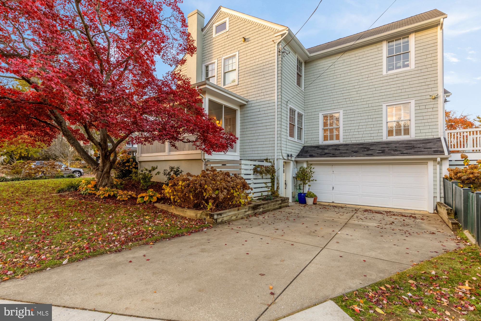 *NEW LISTING! Welcome to 6815 Delaware Street, a classic Chevy residence occupying a corner lot in sought after Village of Section 3.  With 2, 600+ square feet over four finished levels, this special property boasts five bedrooms and four and a half bathrooms, promising a house you will never outgrow. The indoors enjoy natural light all day from eastern, southern, and western exposures, which creates an incredibly bright and inviting ambiance throughout. Outdoors, there are well-timed gardens with fall and spring blooming cherry blossoms, dogwood and rosebud trees, camelias, azaleas, and endless Annabelle hydrangeas, but the highlight is a perfect Japanese maple that anchors the corner on the main level is a charming double living room with a wood-burning fireplace, a separate dining room, and a delightful, screened porch. Morning coffee, homework, dinnertime meal prep, cocktail hour, entertaining, and work from home can all be yours in this wonderful property. The upper level has a perfect layout with four generously sized bedrooms, large closets, and two full bathrooms. The primary suite has an updated marble bathroom and multiple closets. Ascend to the fully finished top level with an additional bedroom and full bath, perfect for an au pair, guests, or a private sanctuary. The ideal walk-out lower level features a mud room entrance with a large closet, an oversized laundry room, a full bath, and flex space for a second family room, playroom, and fitness area. The attached 2-car garage with a wide driveway is a rare convenience in Chevy Chase. The quiet, private backyard is bordered with both an evergreen fence of laurels and holly trees, as well as a picket fence – ideal for hosting and playing with children or pets. Do not miss this extraordinary opportunity to live in a special, quiet, tree-lined neighborhood.  The property is steps to the weekly organic farmers market, the Shops at Brookville, the popular restaurant La Ferme, the Gazebo Dog Park, playground, and the highly regarded CCUMC Preschool, which serves as a feeder to the award-winning Chevy Chase public school cluster.  The Village of Section 3 is known for its strong community and assortment of fun neighborhood activities, including holiday parties, wine tastings, food truck nights, family festivals, and movie nights.  Walkability, quiet setting, and eligibility for membership in the popular Chevy Chase Recreation Association Swim and Tennis Club (CCRA).  6815 Delaware Street is a smart choice for today’s homebuyer.