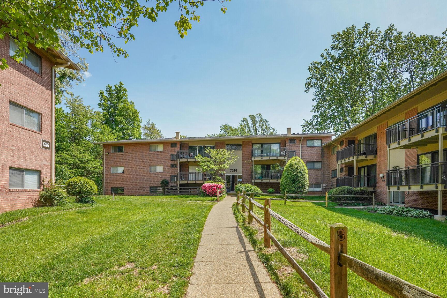 Spacious 3 bedroom 1.5 bath condo in the Timberlane Gardens Community of Falls Church. One of few 3 bedroom condos in the community and the area has been updated and well maintained. Highlights include a remodeled kitchen with modern finishes, hardwood floors, and updated bathrooms. Recent updates include the HVAC, fresh paint and new carpet. Sliding glass doors open to a private patio with courtyard views. Easy access to the Mosaic District, Falls Church City, schools, shopping centers, restaurants, parks, sports fields/courts, the W&OD trail, major commuter routes, and so much more. The community offers parking, onsite management, a pool, laundry rooms, and storage.