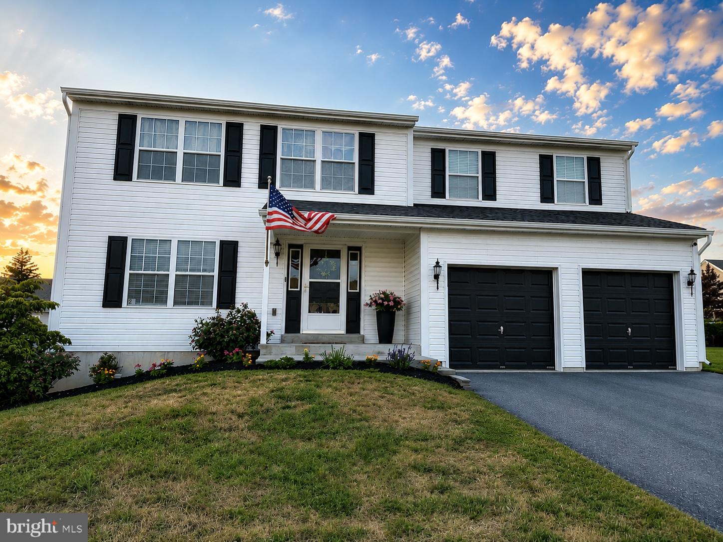 Welcome to this spacious 2,144 sq. ft. home offering 4 bedrooms, 2 full bathrooms, and 1 half bath, with thoughtful updates and flexible living spaces throughout. The entire first floor features new flooring, including tile in the foyer and water-, scratch-, and dent-resistant laminate plank in the powder room, kitchen, family room, and fourth bedroom. The first-floor fourth bedroom has a spacious closet and adds versatility as a bedroom, play room, or work-from-home office.
The open-concept living room and kitchen are designed for everyday convenience and entertaining. The kitchen is complete with upgraded stainless steel appliances, natural gas cooking, granite countertops, a subway tile backsplash, and a pantry for added storage. Upstairs, you’ll find three additional bedrooms, including a spacious primary suite with a full bath and large walk-in closet. The other two bedrooms share the second full bathroom, which is adjacent to the second-floor laundry. A second-floor bonus area offers the perfect spot for a reading nook, sitting room, or office space if you choose to use the fourth bedroom as a bedroom.
Enjoy outdoor living on the 24x16 composite deck with dual staircases leading to a fenced backyard, ideal for relaxing, entertaining, or play. Additional features include a 2-car attached garage, an outdoor storage shed, and an unfinished basement with a walkout Bilco-style stairway, ready for your finishing touch to create even more living space. With its updated finishes, functional layout, and room to grow, this home offers comfort, flexibility, and value inside and out.