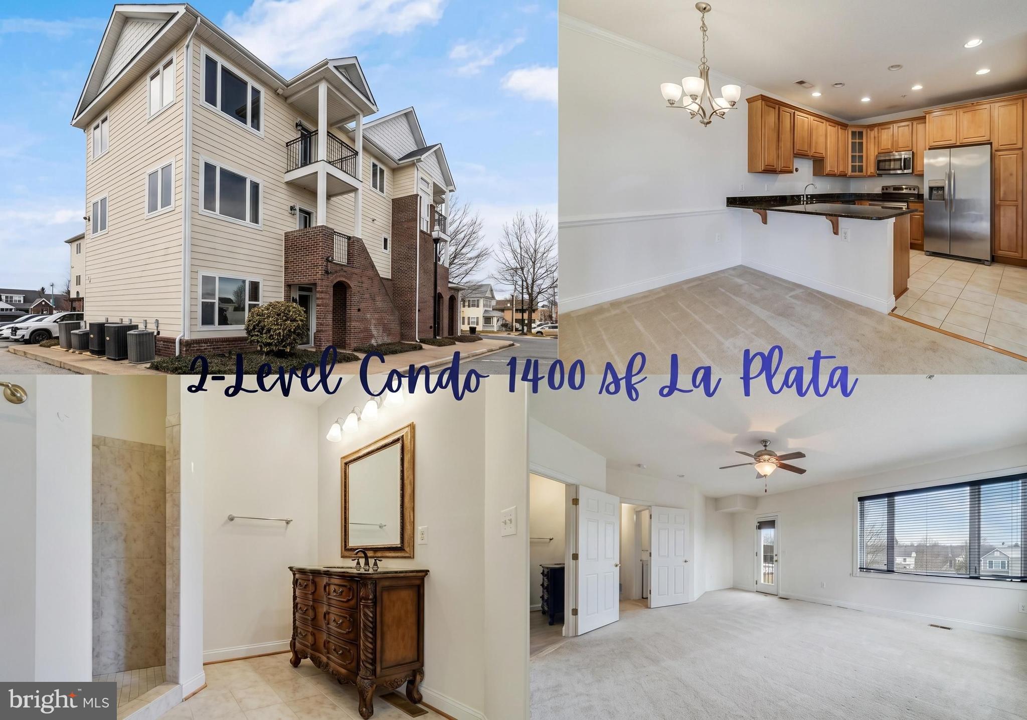 Seller will provide 5% ($13,000) towards down payment. - Spacious and beautifully maintained two-level condo in the heart of downtown La Plata, offering over 1,400 square feet of comfortable, flexible living just steps from shops, dining, and local conveniences.
This thoughtfully designed home features an open main level with a bright living area, dedicated dining space, and an updated kitchen with ample cabinetry and functional layout—ideal for both everyday living and entertaining. Large windows bring in great natural light, enhancing the warm and inviting feel throughout the space.

Upstairs, the oversized primary suite includes a private full bath and generous closet space. The additional loft/den area provides excellent flexibility and can easily serve as a home office, guest space, or potential second bedroom depending on your needs.

The home includes two full baths plus a convenient half bath, in-unit laundry, newer HVAC system, and two assigned parking spaces. A private balcony extends your living space outdoors—perfect for morning coffee or relaxing in the evening.

Conventional financing required (minimum 10% down) with local lenders familiar with the community, helping ensure a smooth and straightforward process. Seller will provide 5% towards down payment.

Located in a highly desirable walkable setting, this property offers low-maintenance living with unmatched convenience. Restaurants, shops, and downtown La Plata amenities are all just moments away.

A rare opportunity to own a spacious and flexible home in one of La Plata’s most convenient in-town locations—ideal for professionals, downsizers, or anyone seeking easy, low-maintenance living with modern comfort.