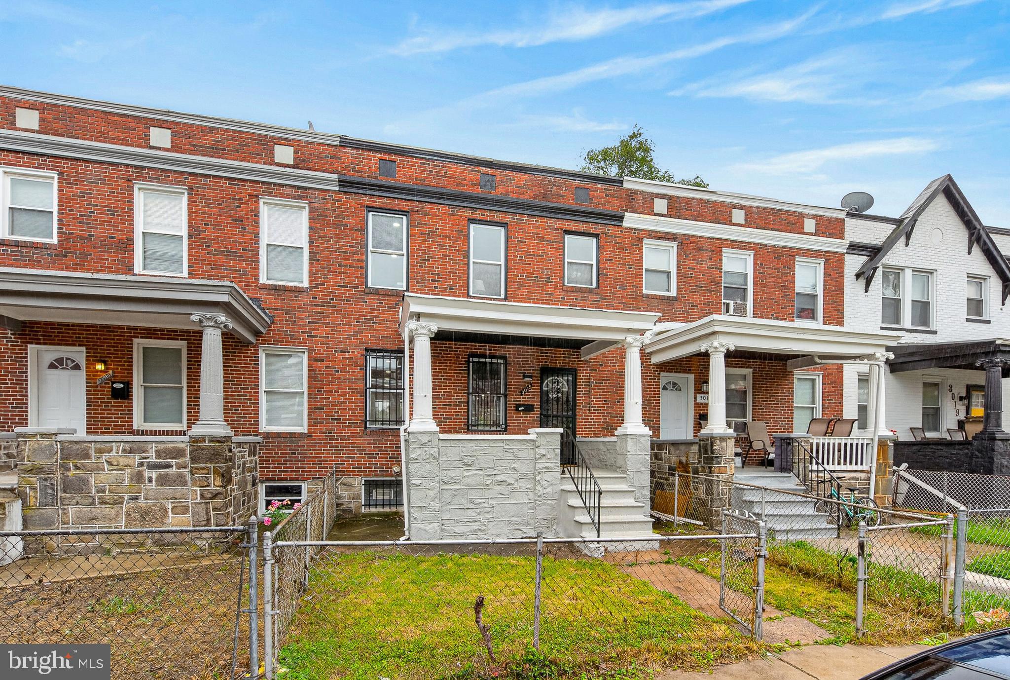 Welcome to this stunning fully renovated home that is featuring 4 bedrooms and 3.5 bathrooms, thoughtfully updated with modern finishes throughout. Conveniently located near Pimlico Race Course, I-83, Sinai Hospital, shopping, dining, schools, and public transportation, this move-in ready property offers both style and convenience.The main level boasts a bright open-concept layout with recessed lighting, new flooring in all 3 levels, a custom electric fireplace, and a convenient half bathroom. The beautifully updated kitchen features new cabinetry, quartz countertops, and stainless steel appliances — perfect for both everyday living and entertaining. Upstairs, you’ll find three generously sized bedrooms, including a nice size primary suite with beautifully renovated bathrooms. The finished basement offers additional versatile living space, including a fourth bedroom, a fully remodeled bathroom, a comfortable living area, washer and dryer, and a walkout exit. Exterior highlights include a welcoming front porch, fenced front and rear yards, and a rear parking pad for added convenience. This home has been upgraded throughout and is truly move-in ready. Schedule your showing today!