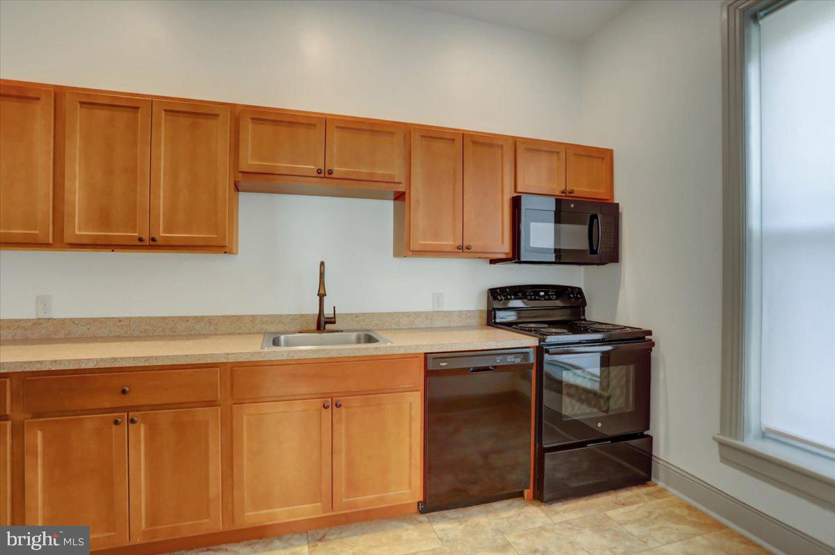 This 2 bedroom 1 bathroom apartment is located in the heart of Downtown Chambersburg. This apartment has been tastefully remodeled and features beautiful hardwood flooring throughout, large windows, and views of South Main St. Included in the rent is Borough Permit Parking Space, water, sewer, trash, and use of building laundry. No smoking and no pets. Sq footage is estimated.